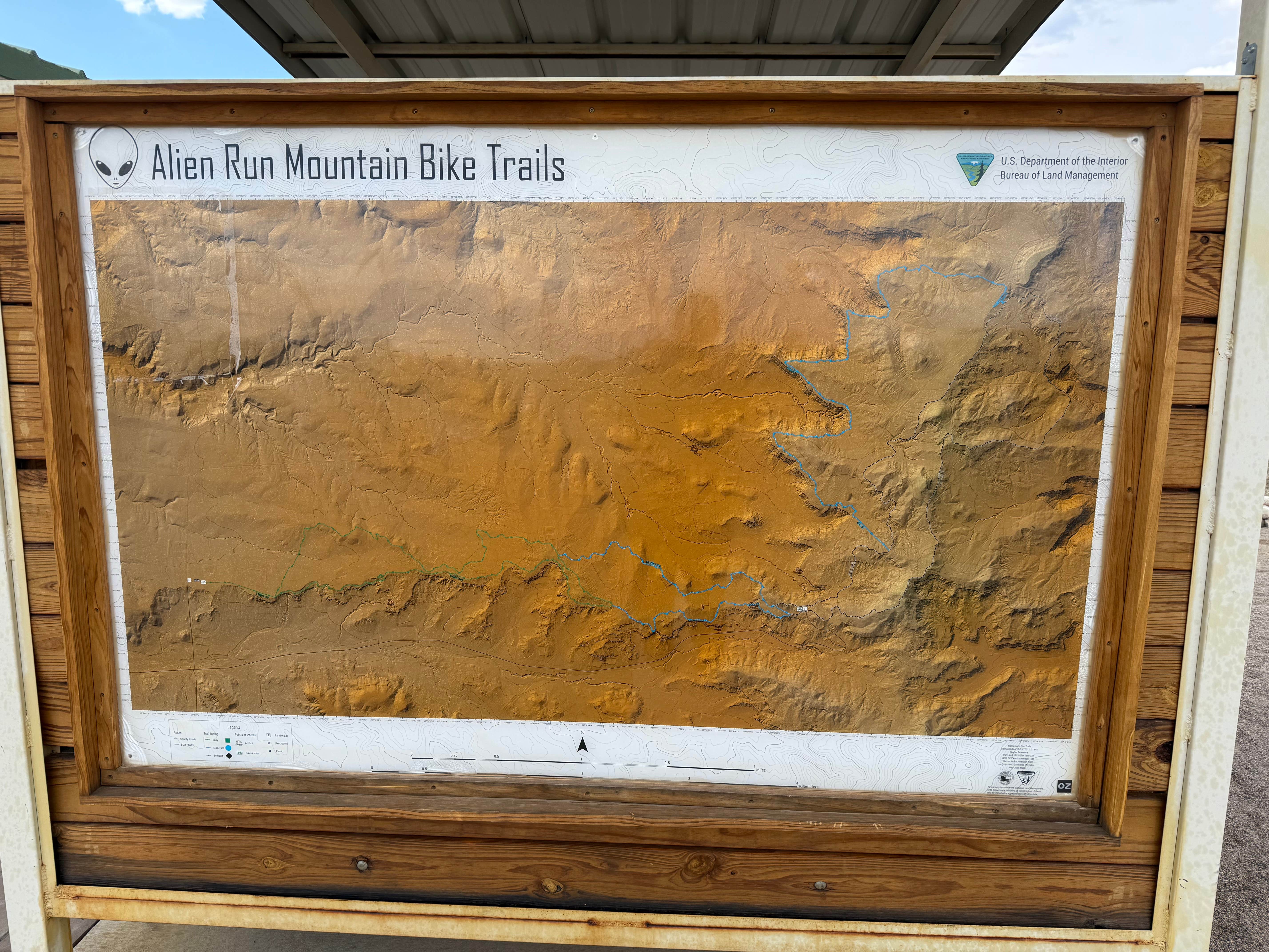 Camper-submitted photo at Alien Run Trailhead Basecamp near Aztec, NM