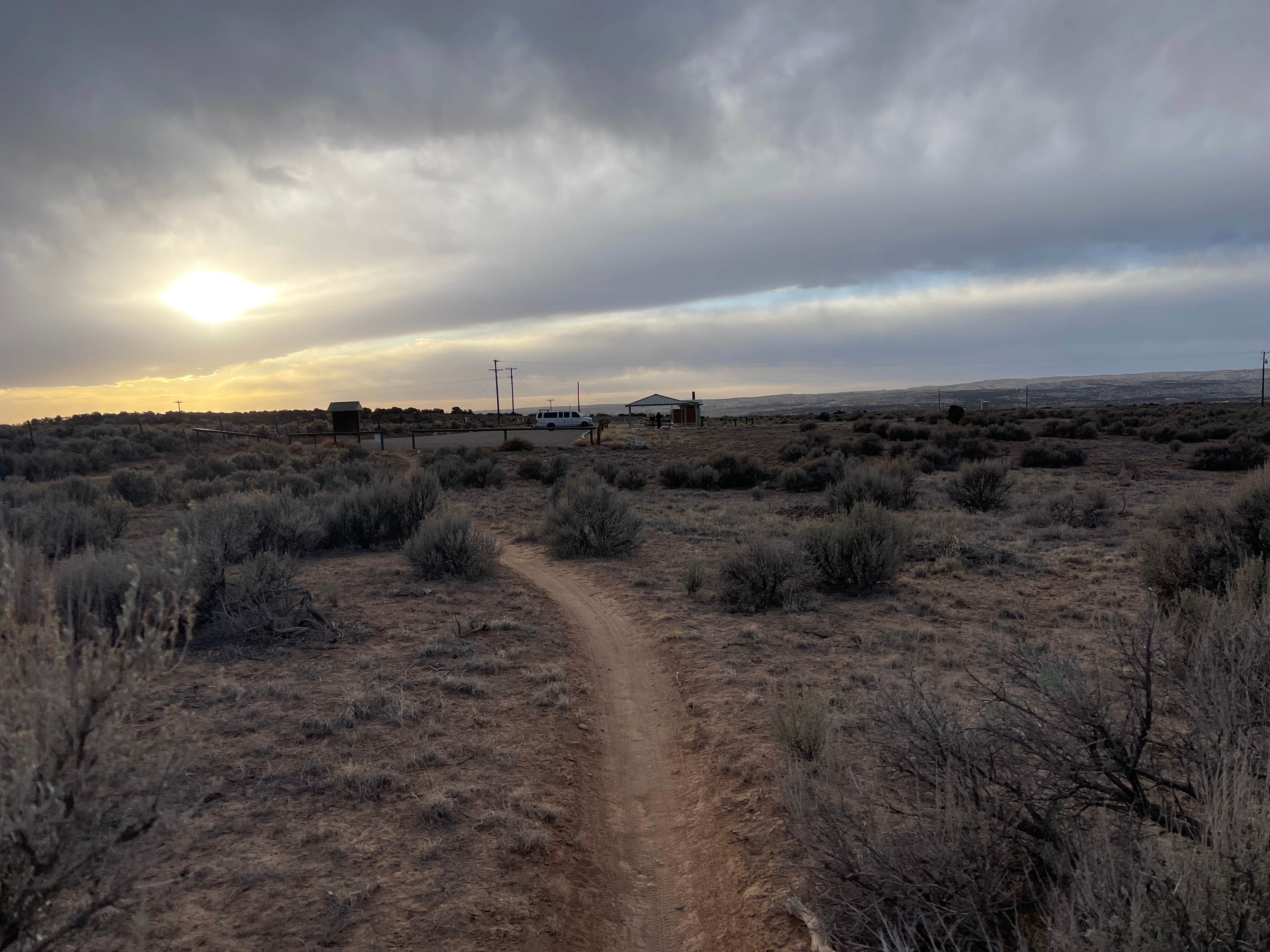 Julie K.'s photo of a dispersed camping area at Alien Run Trailhead Basecamp near Shiprock, NM