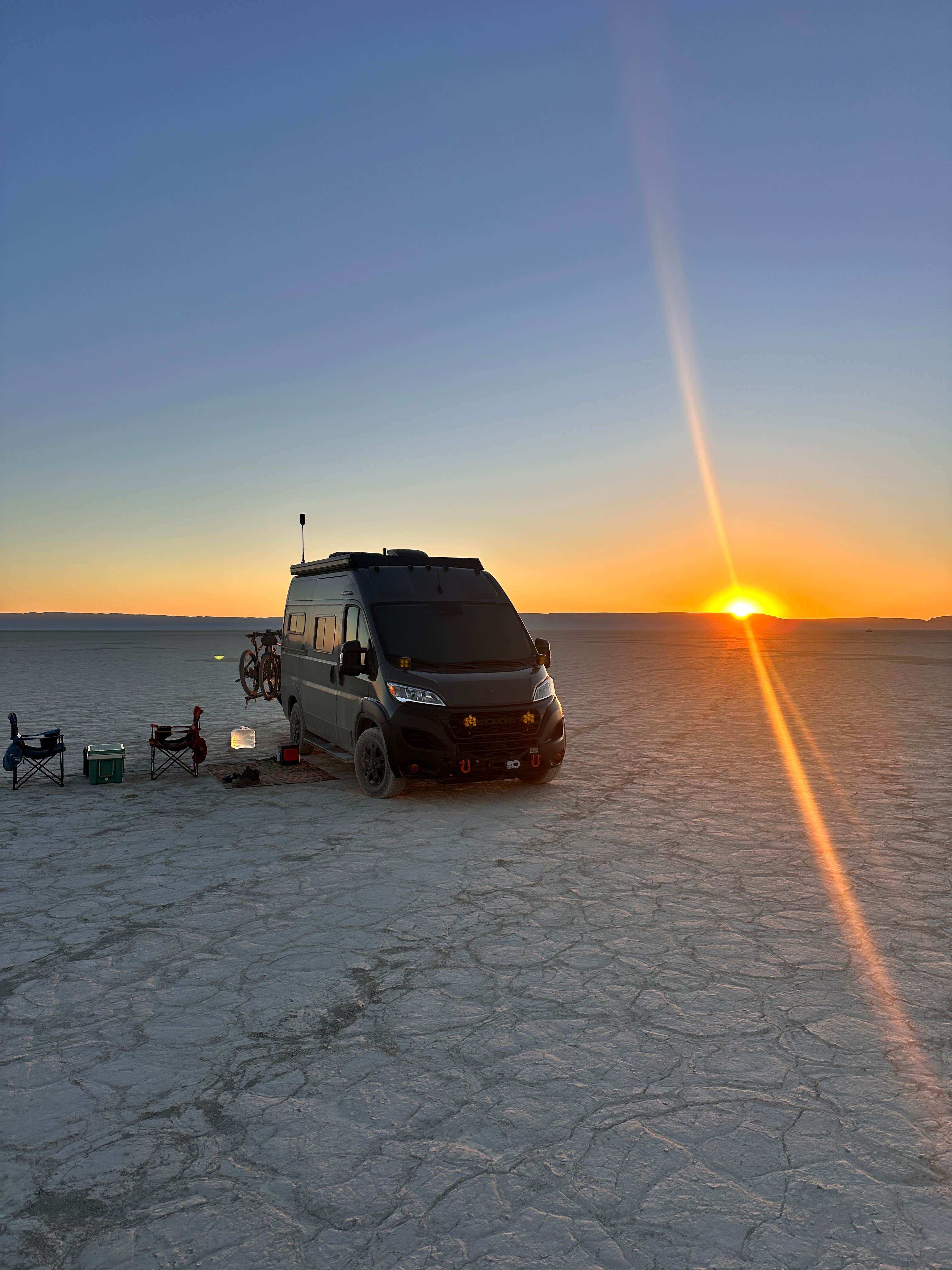 steve D.'s photo of rv camping at Alvord Desert near Frenchglen, OR