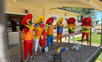 Julia H.'s photo of camping with pets at Amarillo KOA near Lake Meredith National Recreation Area