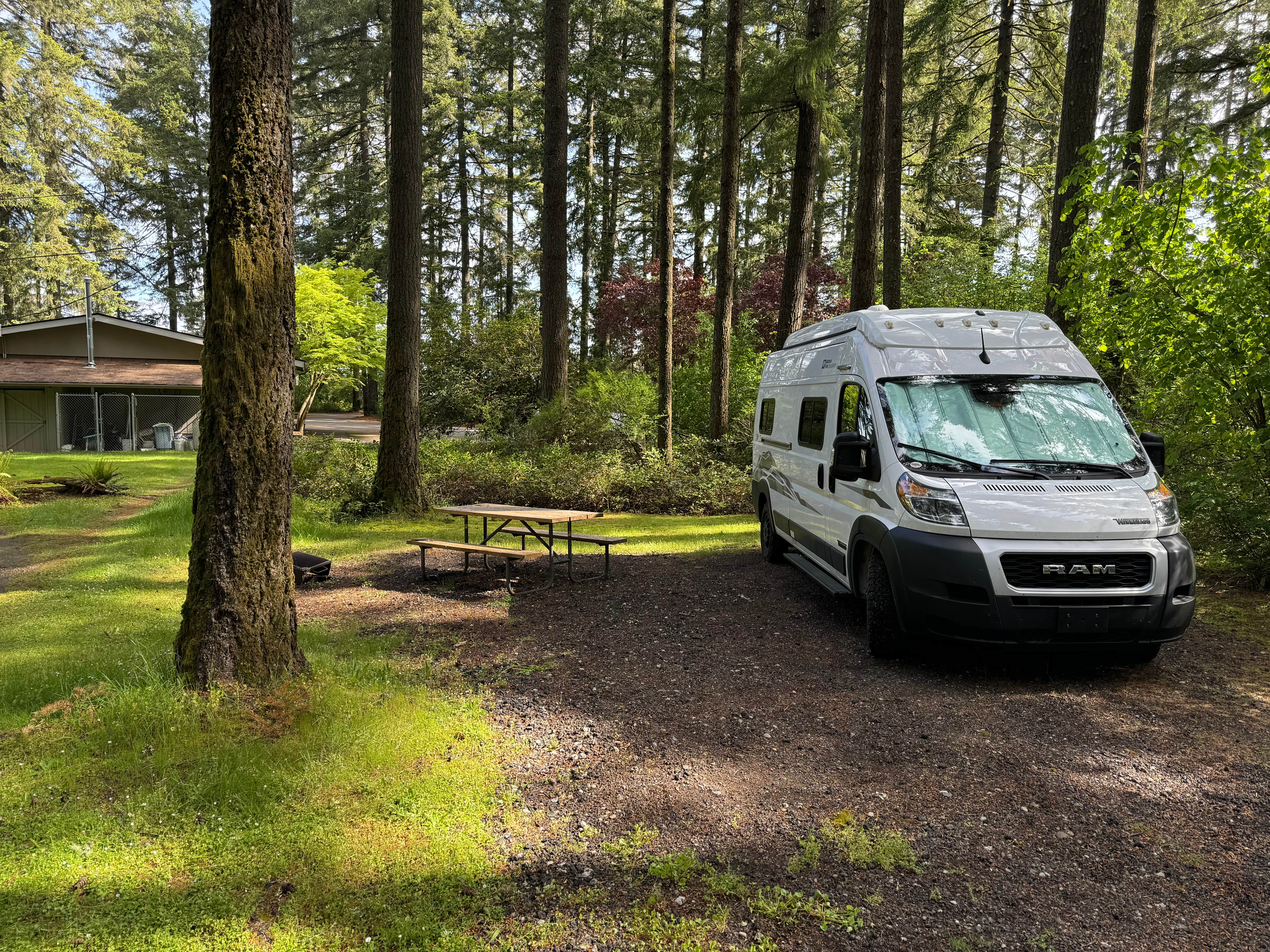 Olaf P.'s photo of rv camping at American Heritage Campground near Lacey, WA