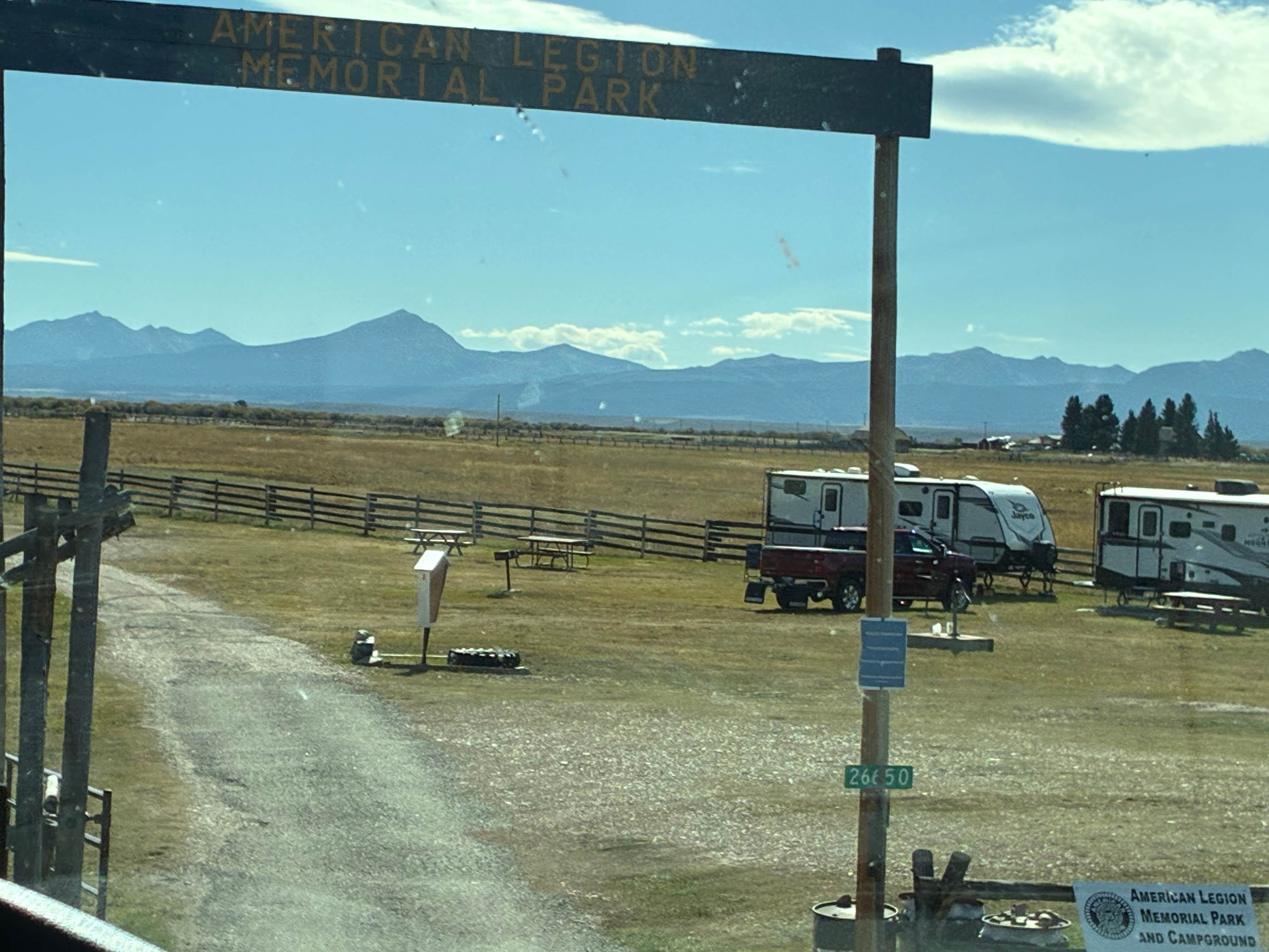 Camper-submitted photo at American Legion Park near Sula, MT