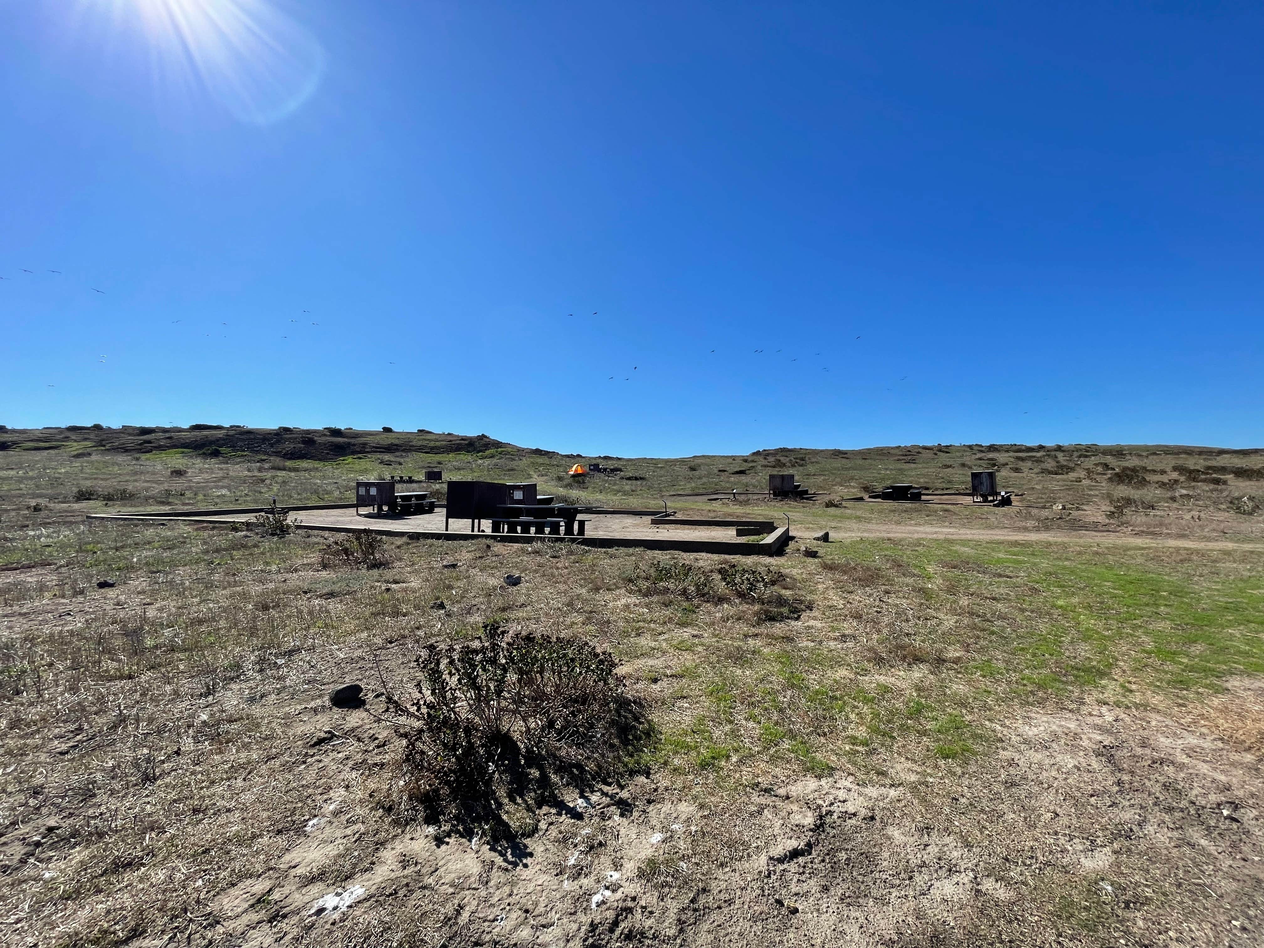 Camping near Santa Cruz Island Scorpion Canyon Campground — Channel Islands National Park: Anacapa Island in Channel Islands National Park, Port Hueneme, California