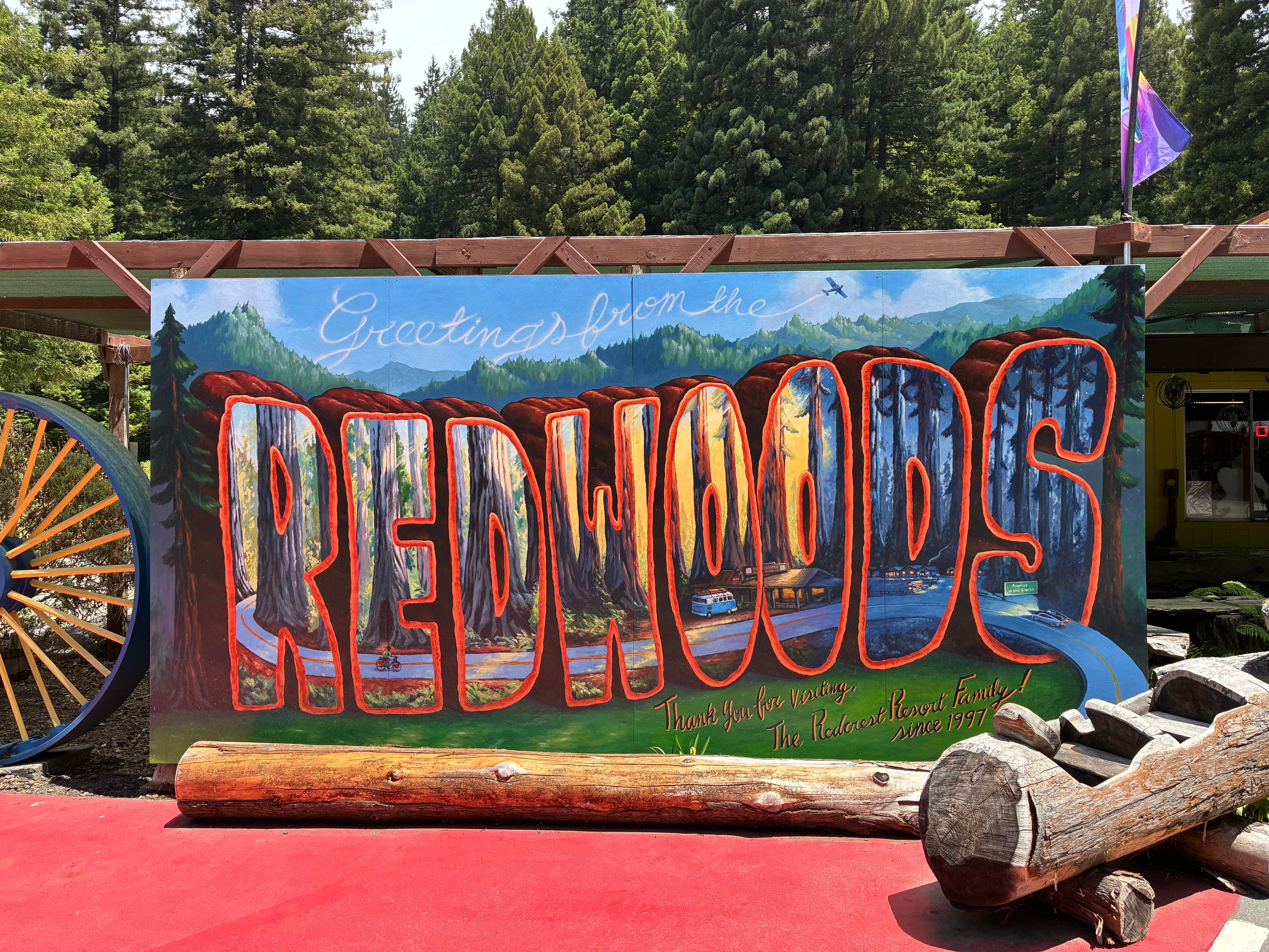 Camper-submitted photo at Ancient Redwoods RV Park near Bridgeville, CA