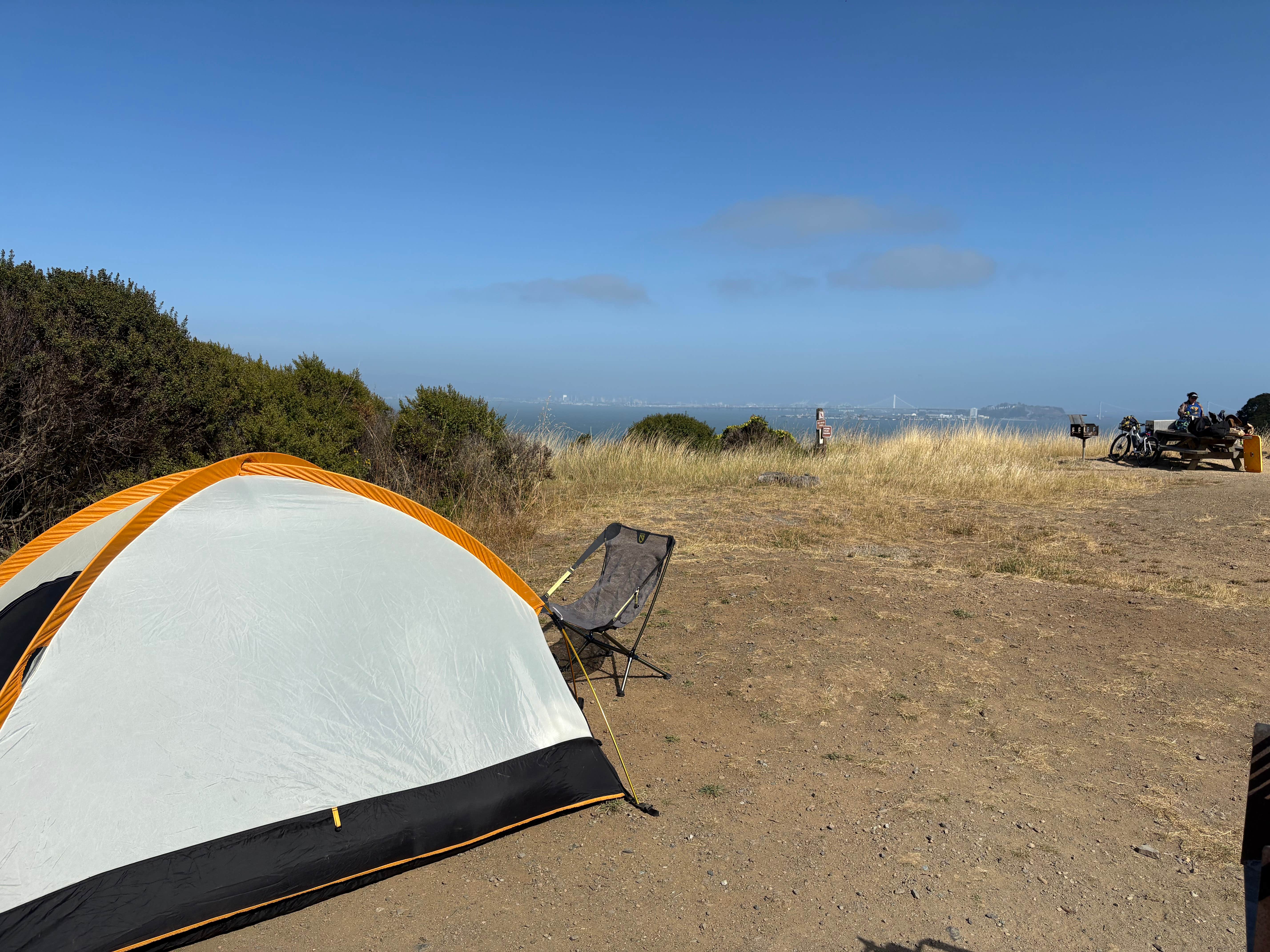 Camper-submitted photo at Sunrise Campground — Angel Island State Park near Berkeley, CA