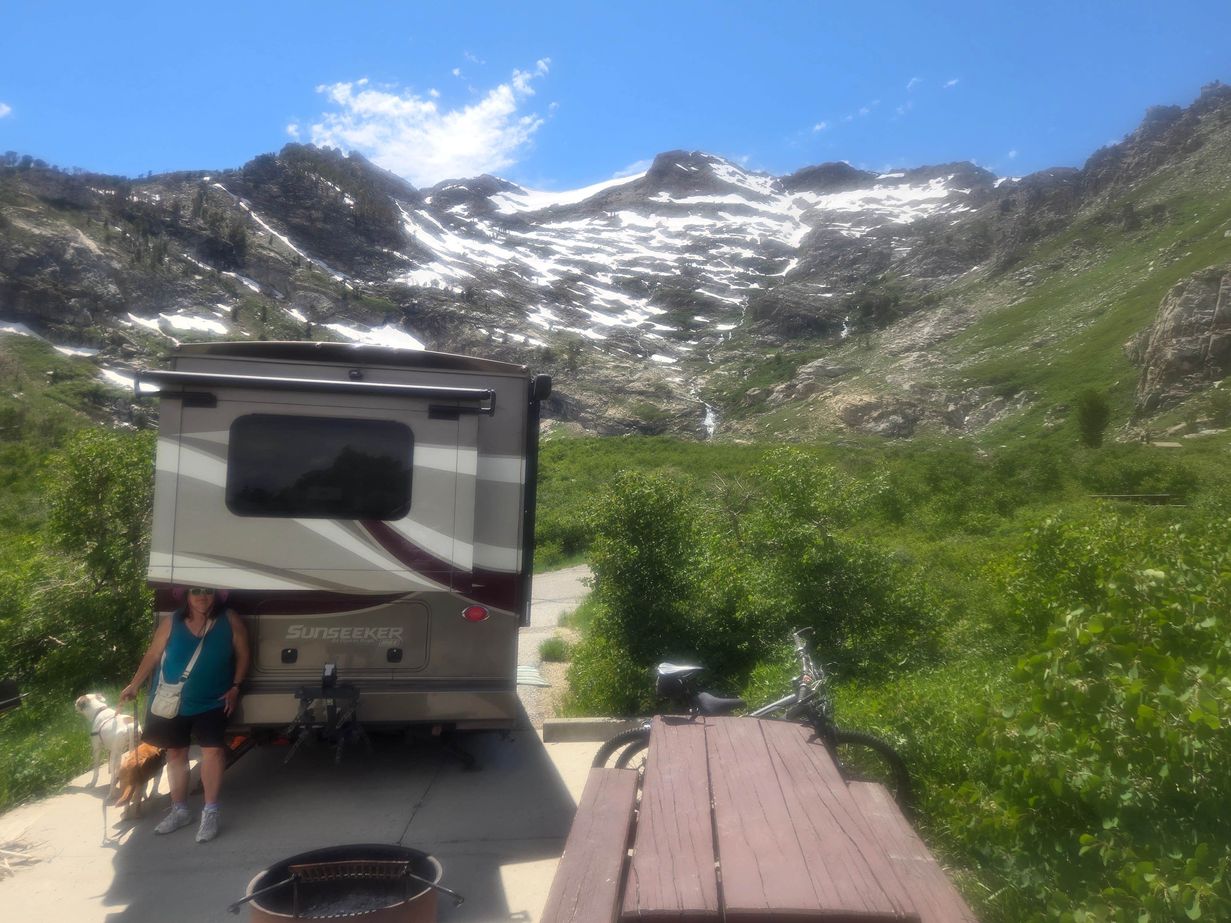 mark F.'s photo of rv camping at Humboldt National Forest Angel Lake Campground near Wells, NV