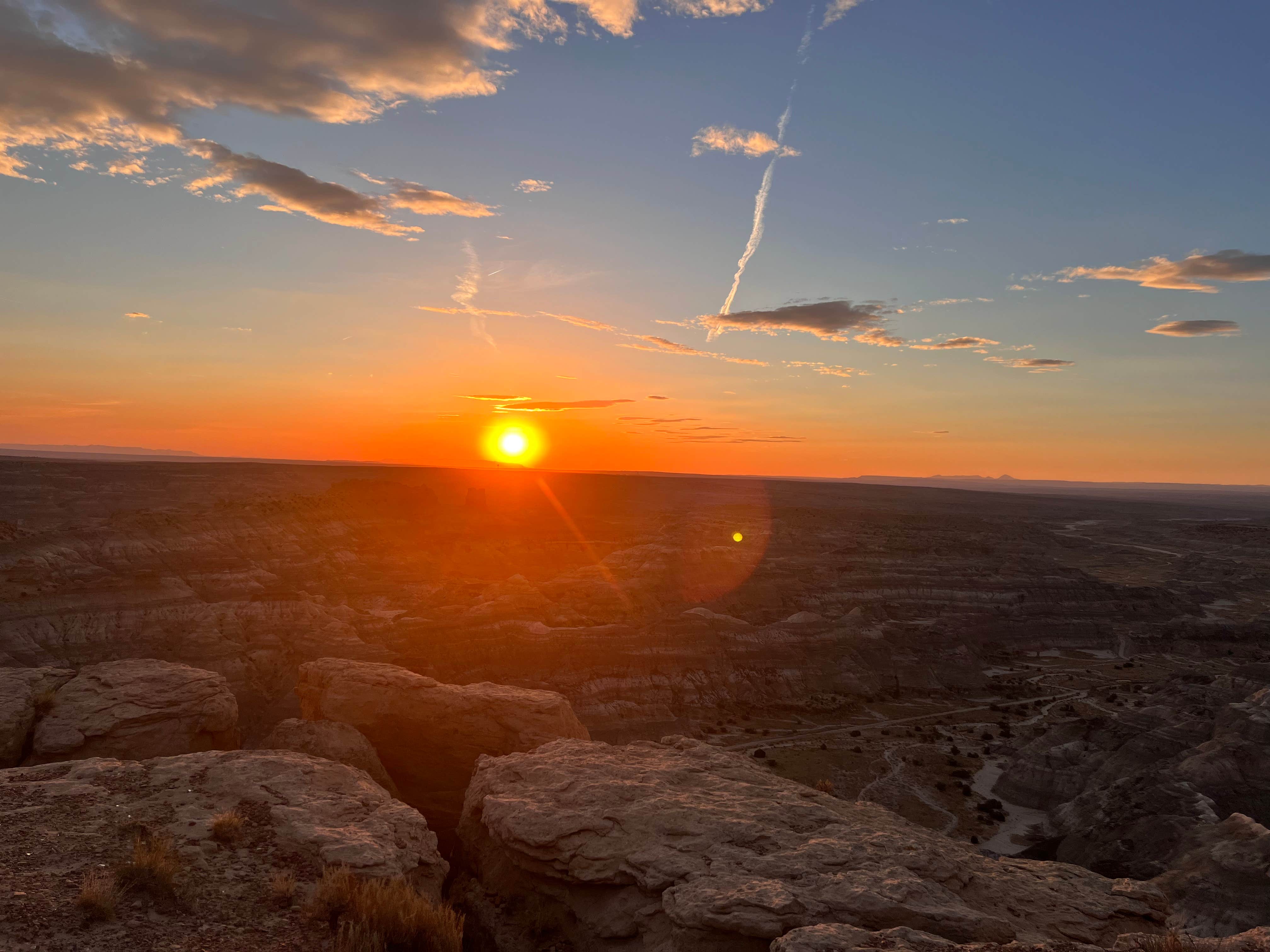 Camper-submitted photo at Angel Peak NM Badlands | Dispersed Camping near Shiprock, NM