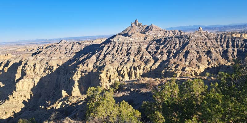 Camper submitted image from Angel Peak NM Badlands | Dispersed Camping
