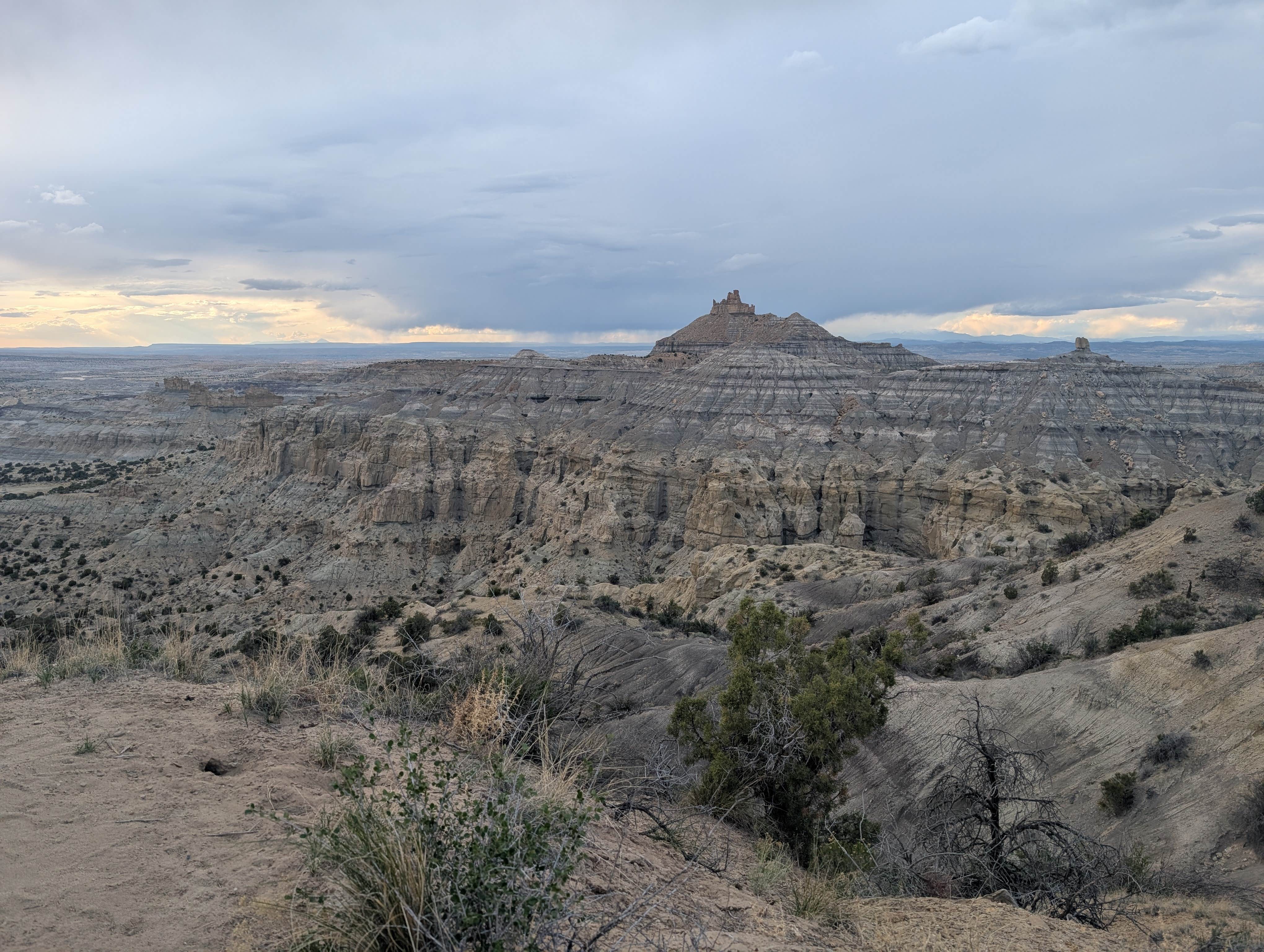 Camper submitted image from Angel Peak NM Badlands | Dispersed Camping - 1