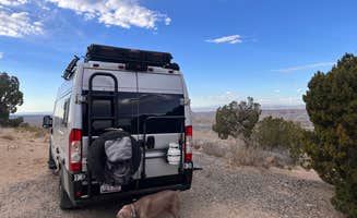 Julie F.'s photo of camping with pets at Angel Peak Scenic Area in New Mexico