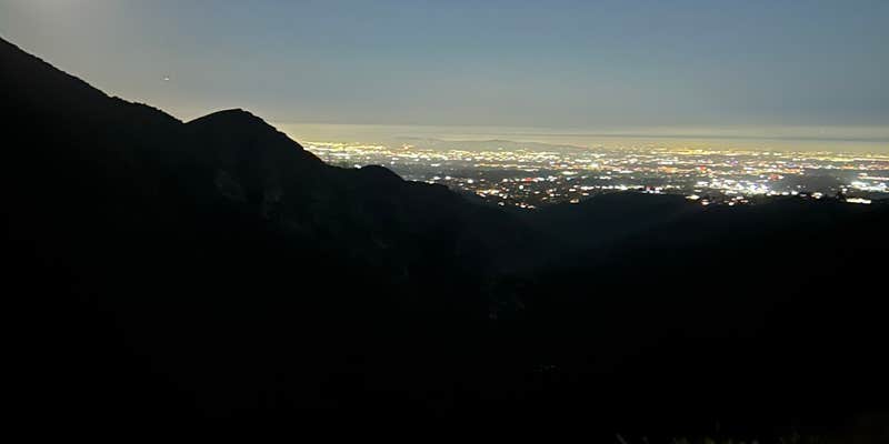 Camper submitted image from Angeles Crest Overlook to LA