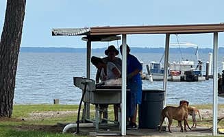 Luke A.'s photo of camping with pets at Angels Landing Campground near Ridgeville, SC