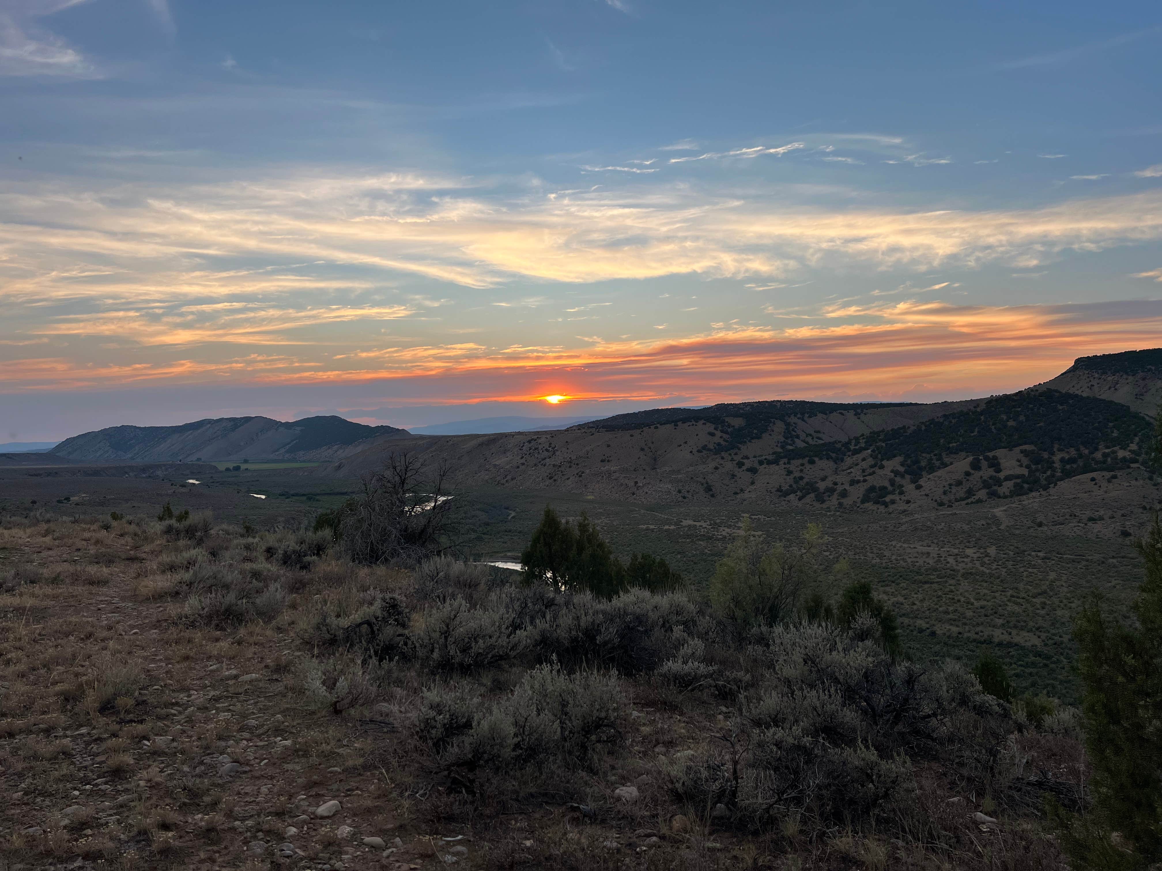Alicia M.'s photo of a dispersed camping area at Angora Hills Dispersed Site near Dinosaur, CO