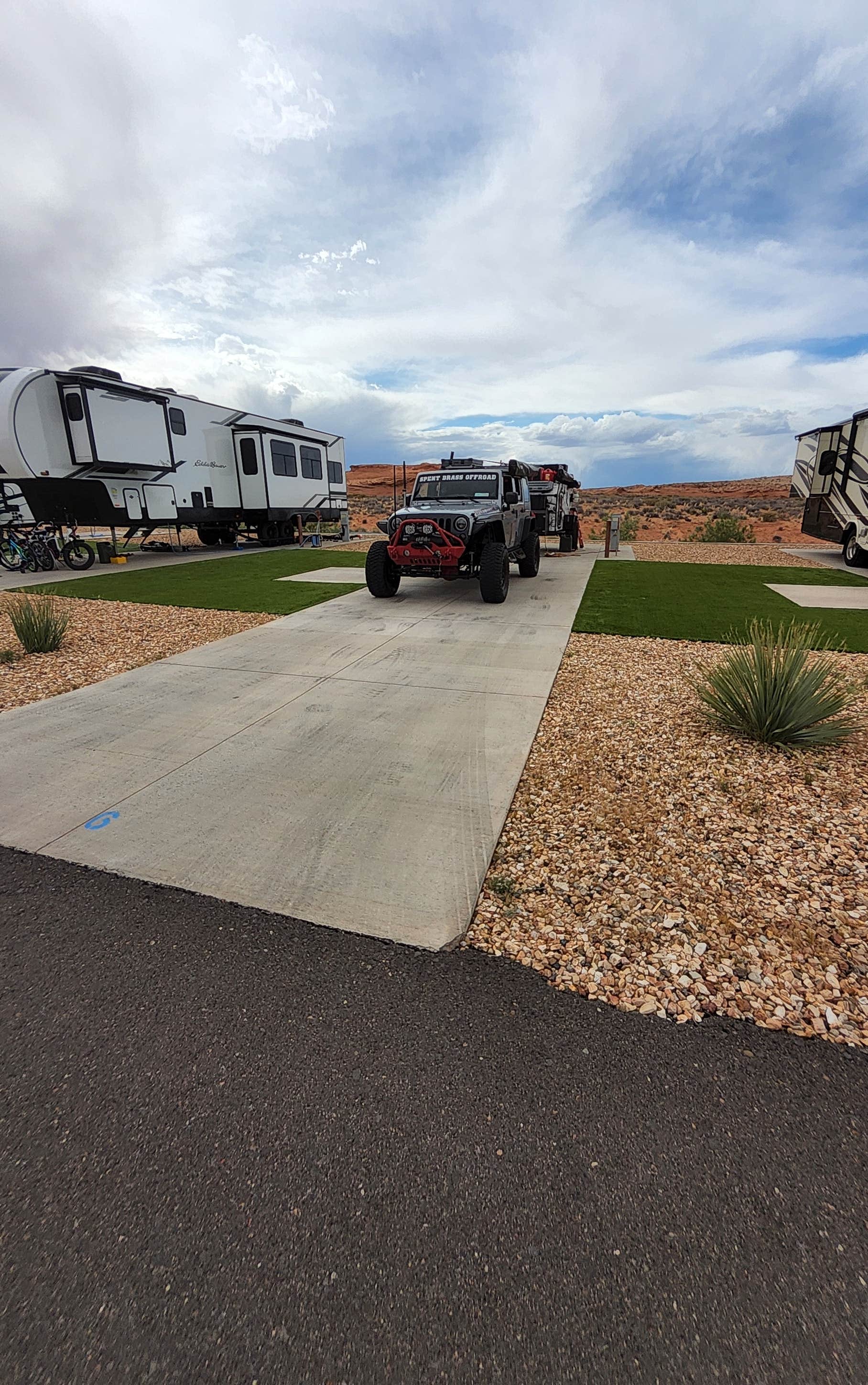 SpentBrassOffroad B.'s photo of rv camping at Antelope Point RV Park near Page, AZ