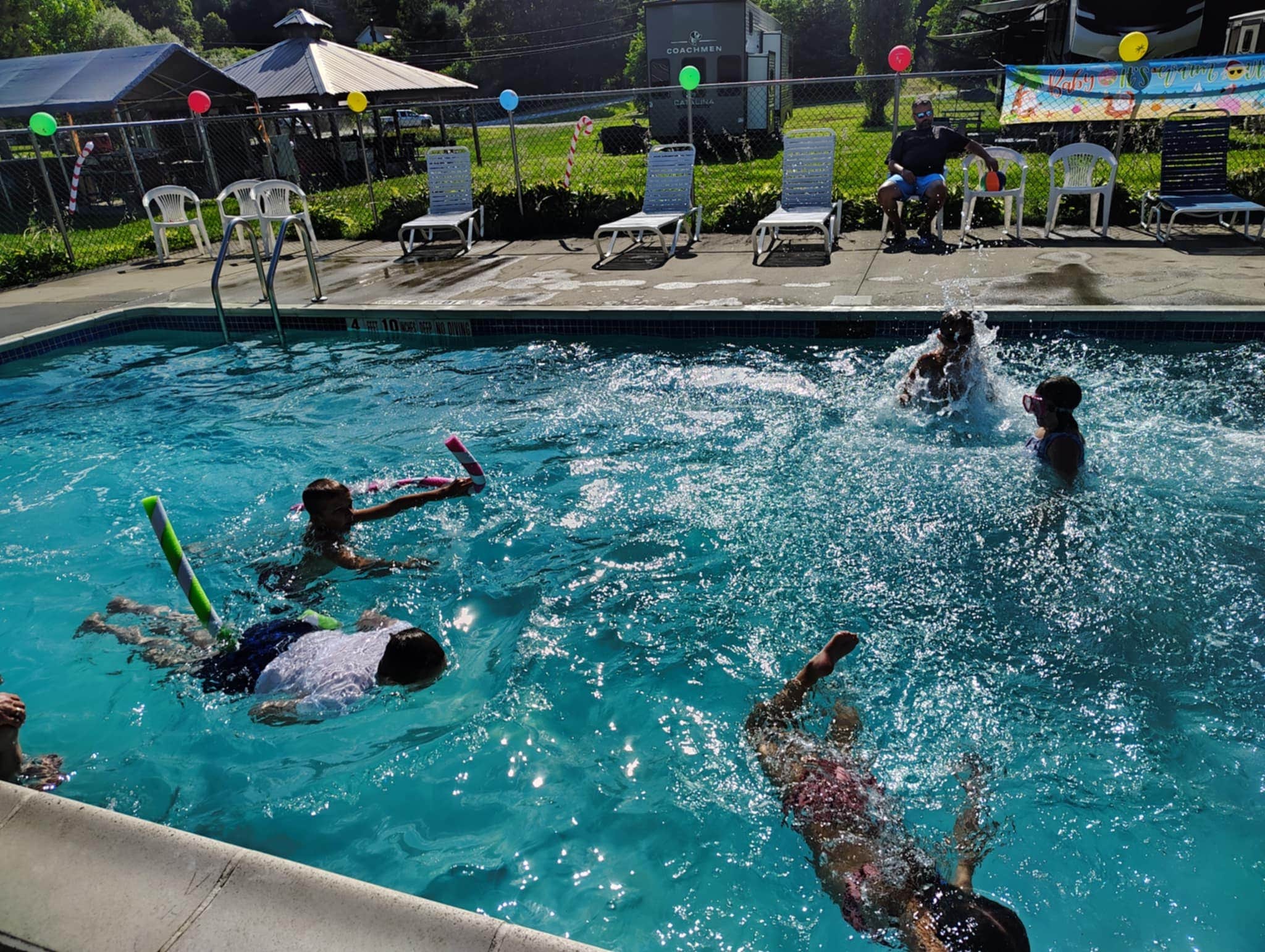 kelly M.'s photo of camping with pets at Aqua Vista Valley Campgrounds near Averill Park, NY