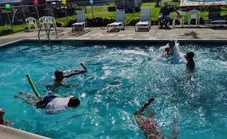 kelly M.'s photo of camping with pets at Aqua Vista Valley Campgrounds near Williamstown, MA