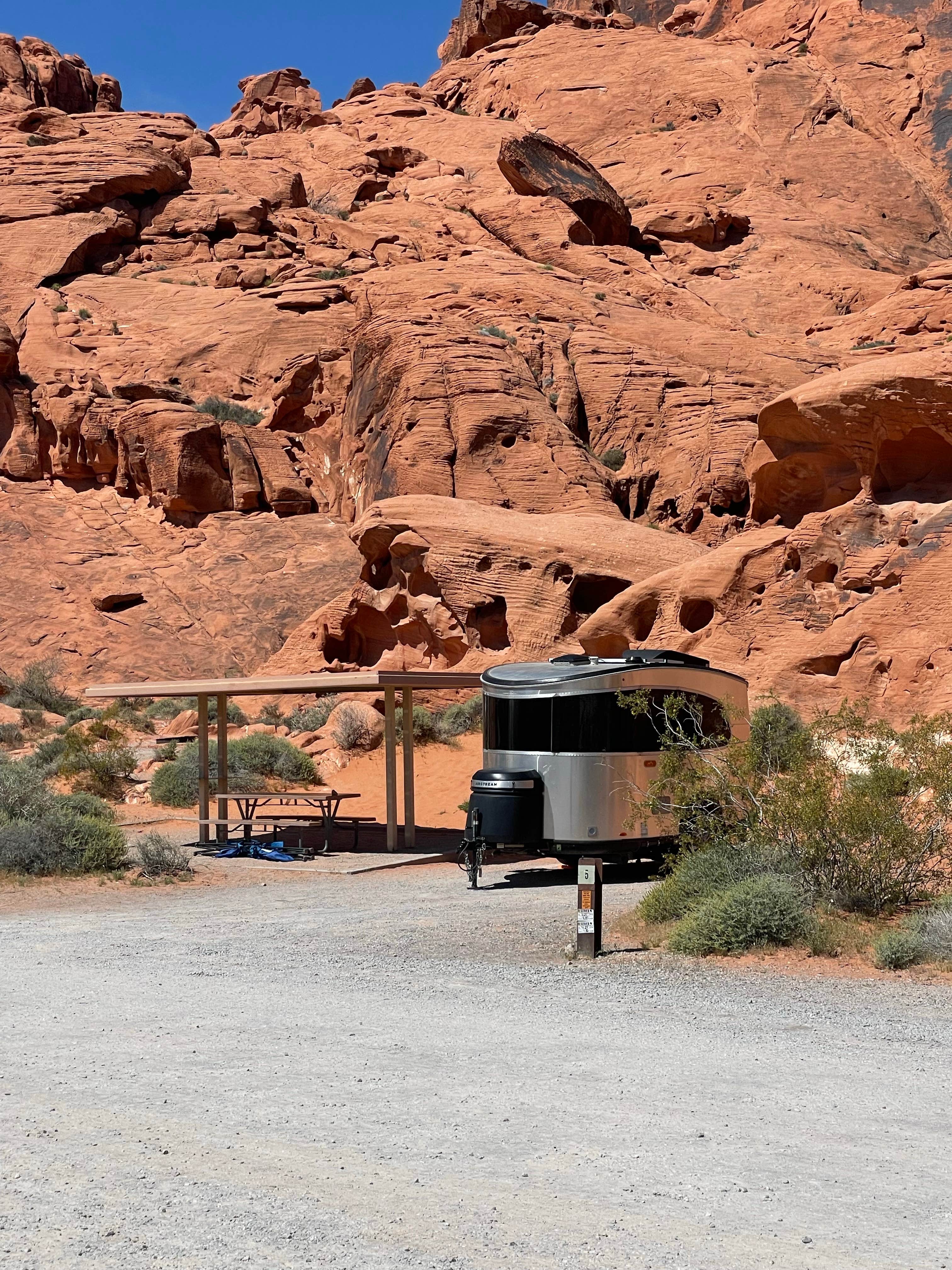 Camper submitted image from Arch Rock Campground — Valley of Fire State Park - 1