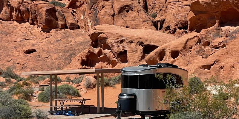Camper submitted image from Arch Rock Campground — Valley of Fire State Park