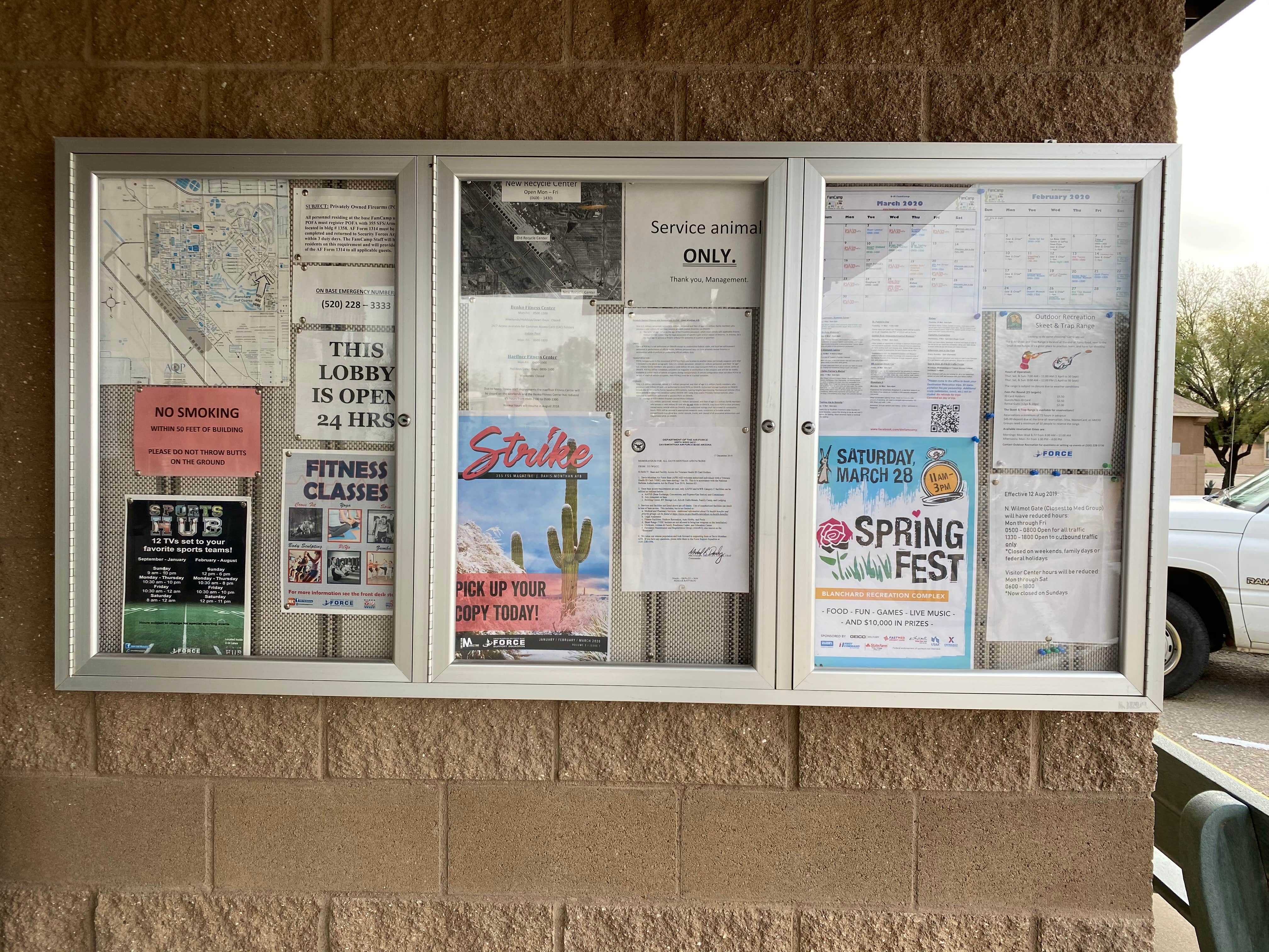 Camper-submitted photo at Davis Monthan AFB FamCamp- Boneyard Vista near Tucson, AZ
