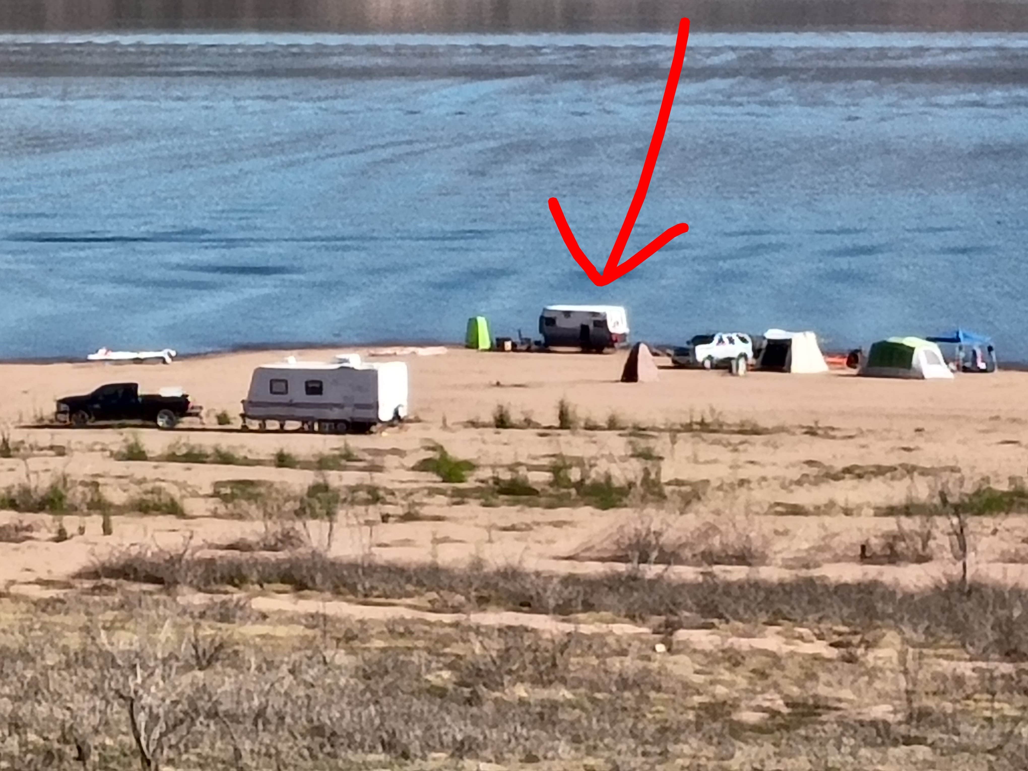 Camper-submitted photo at Bermuda Flat Recreation Site near Tonto Basin, AZ