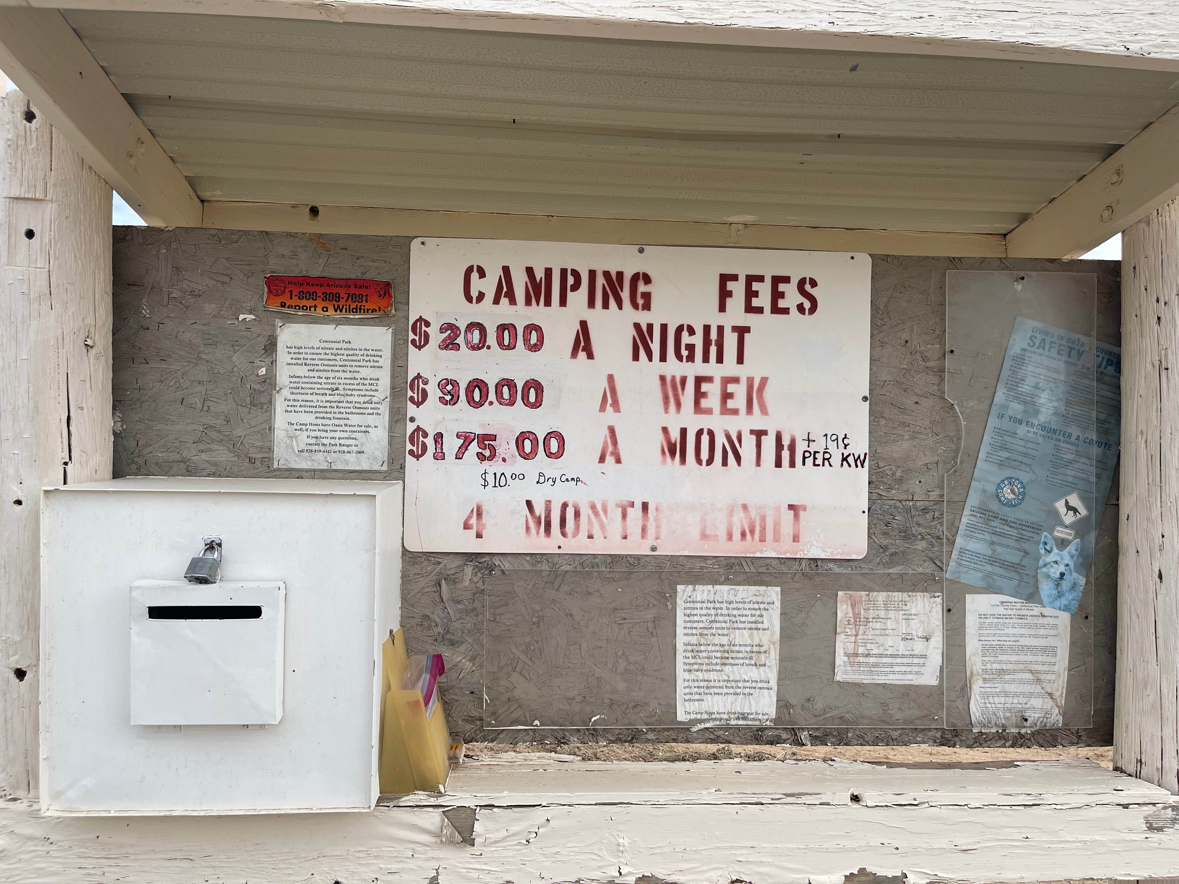 Camper-submitted photo at Centennial Park near Salome, AZ