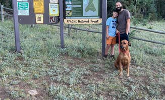 Isaiah G.'s photo of camping with pets at Gabaldon near Blue, AZ