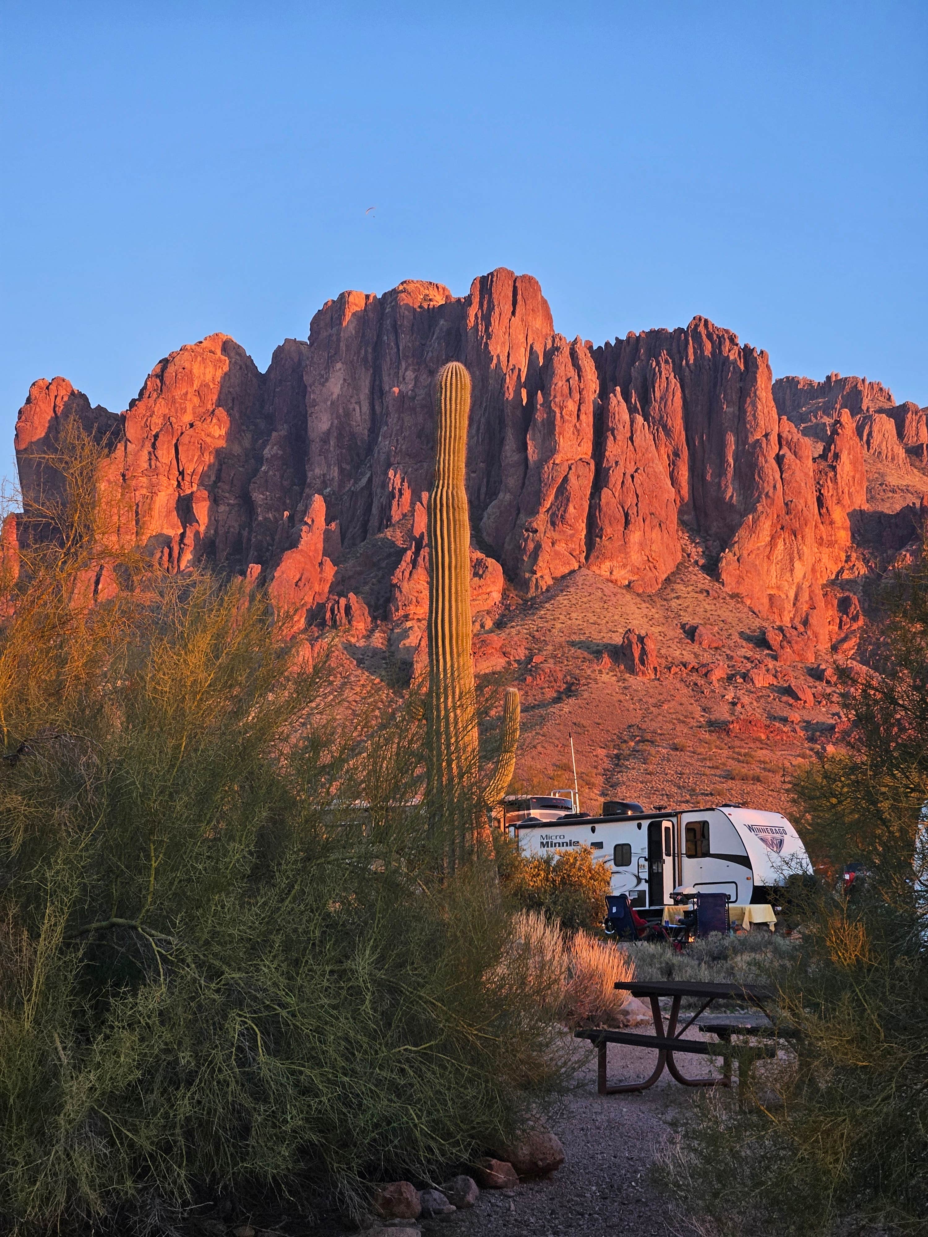Mike T.'s photo at Lost Dutchman State Park Campground near Chandler, AZ