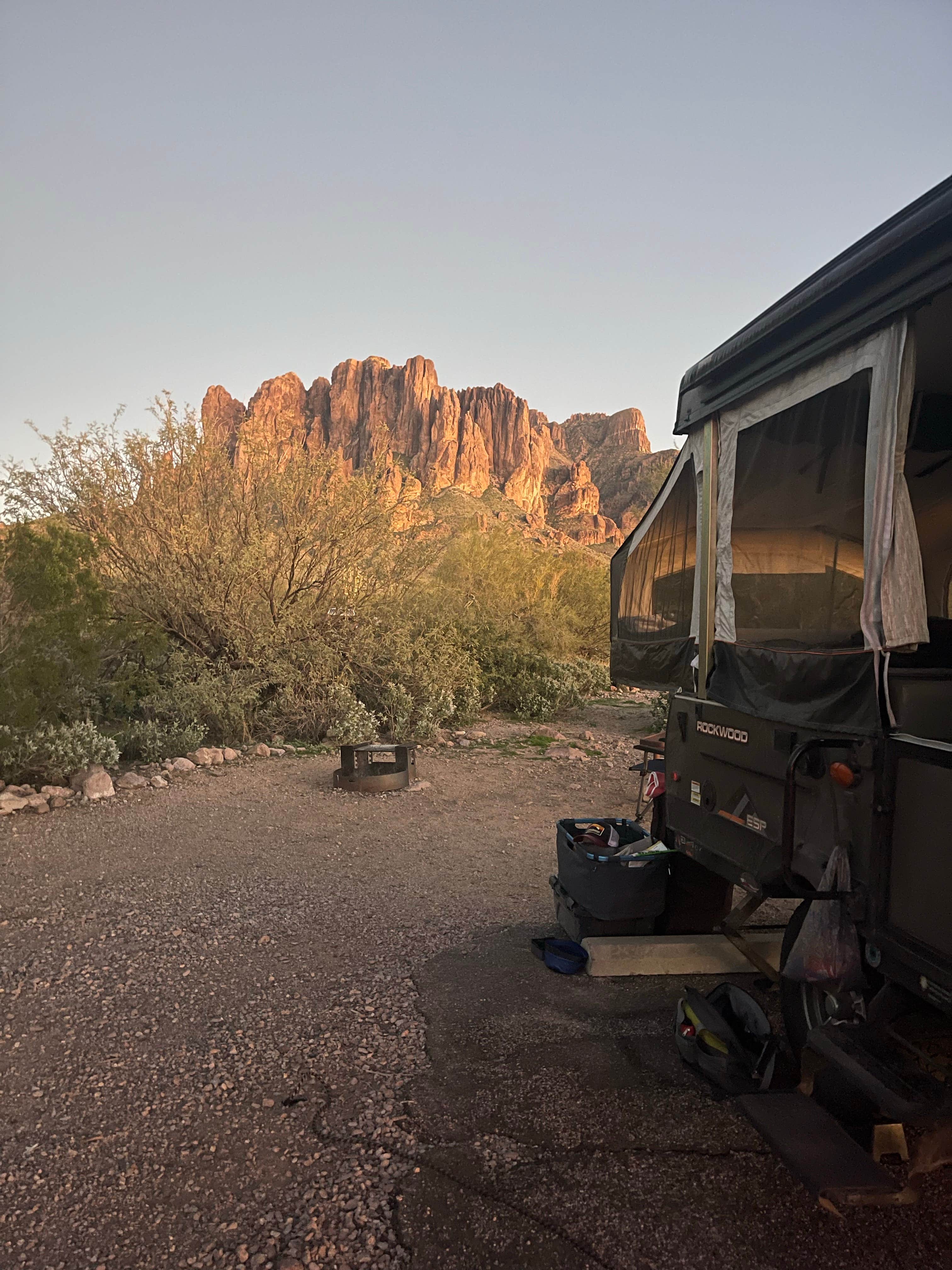Brodie B.'s photo at Lost Dutchman State Park Campground near Queen Valley, AZ