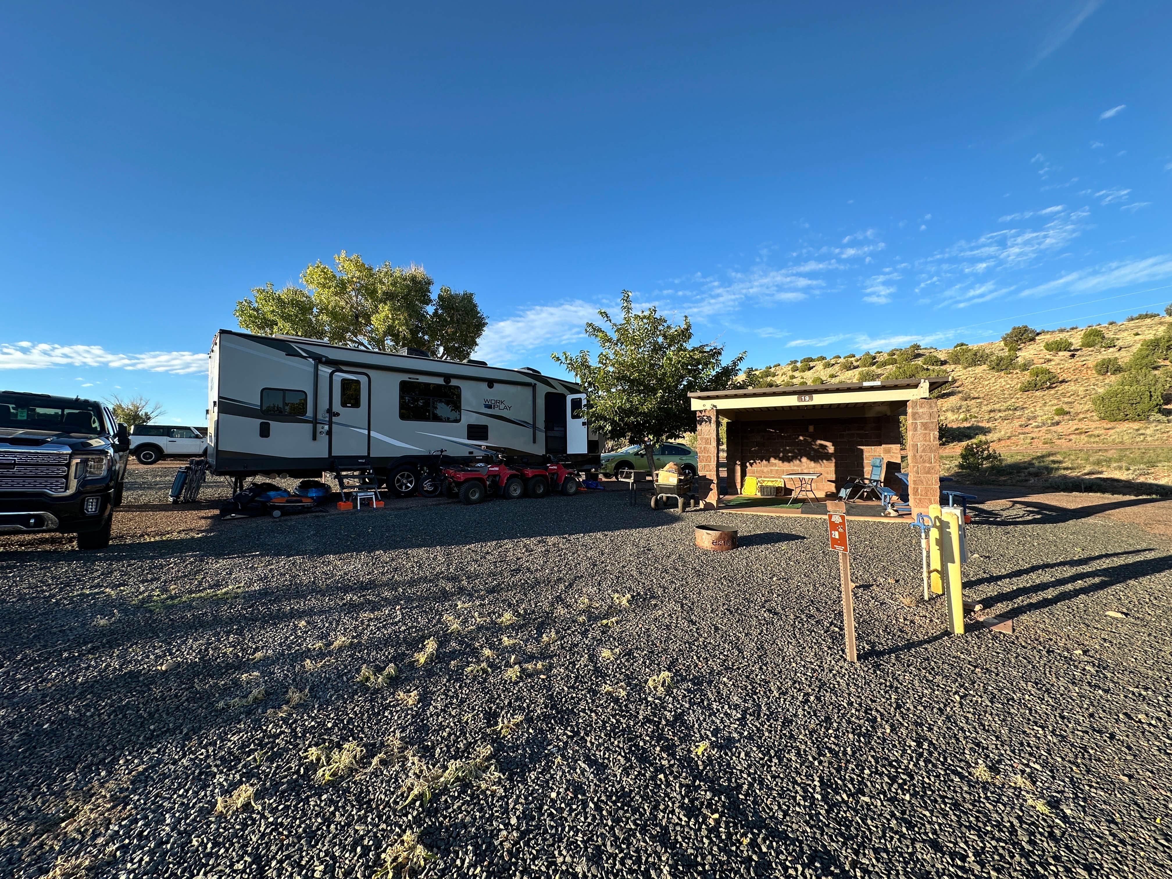 Joshua W.'s photo of rv camping at Lyman Lake State Park Campground near McNary, AZ