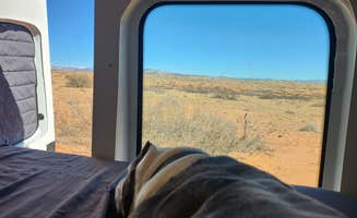 Kelda C.'s photo of camping with pets at Arizona State Trust Land FSR 761 Dispersed near Cottonwood, AZ