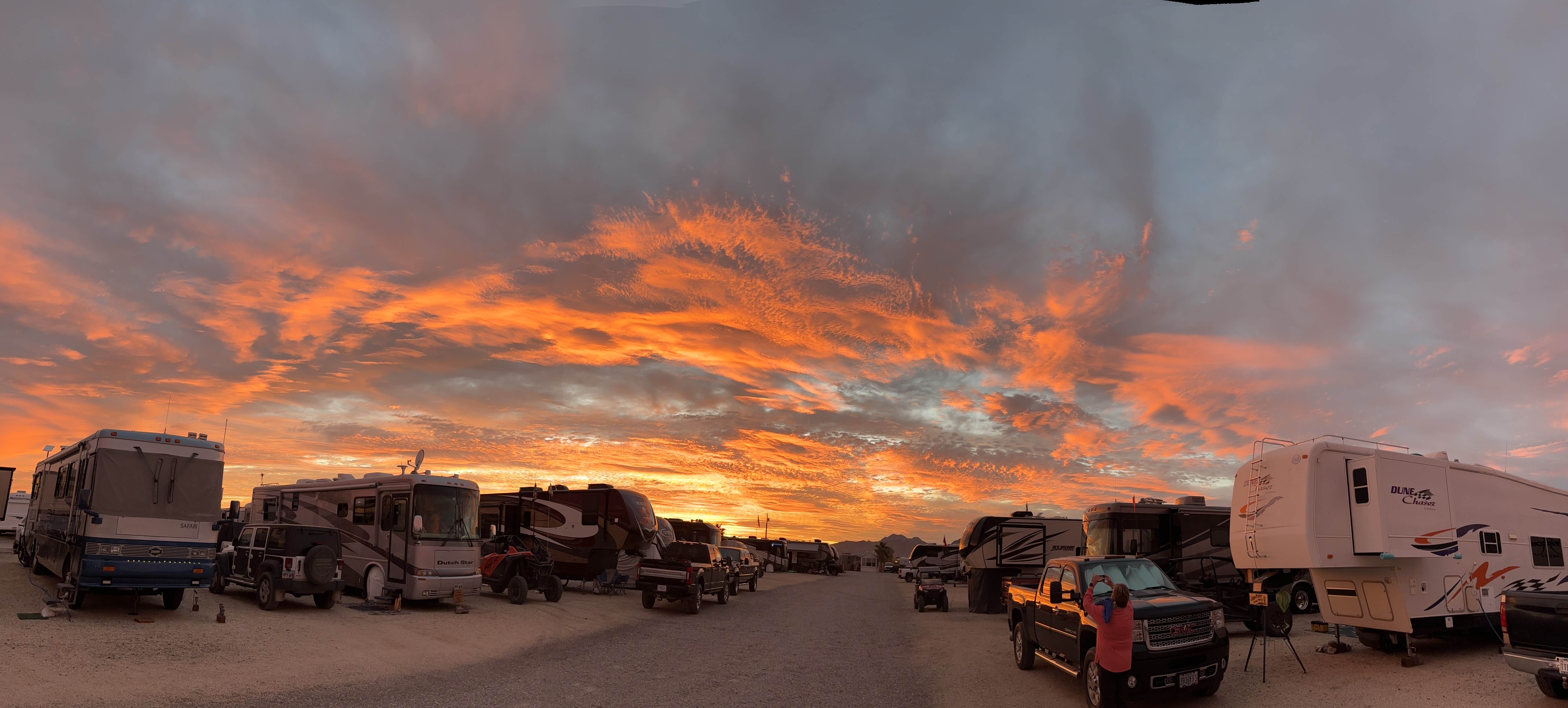 Kirk E.'s photo of rv camping at Arizona Sun RV Park near Parker, AZ