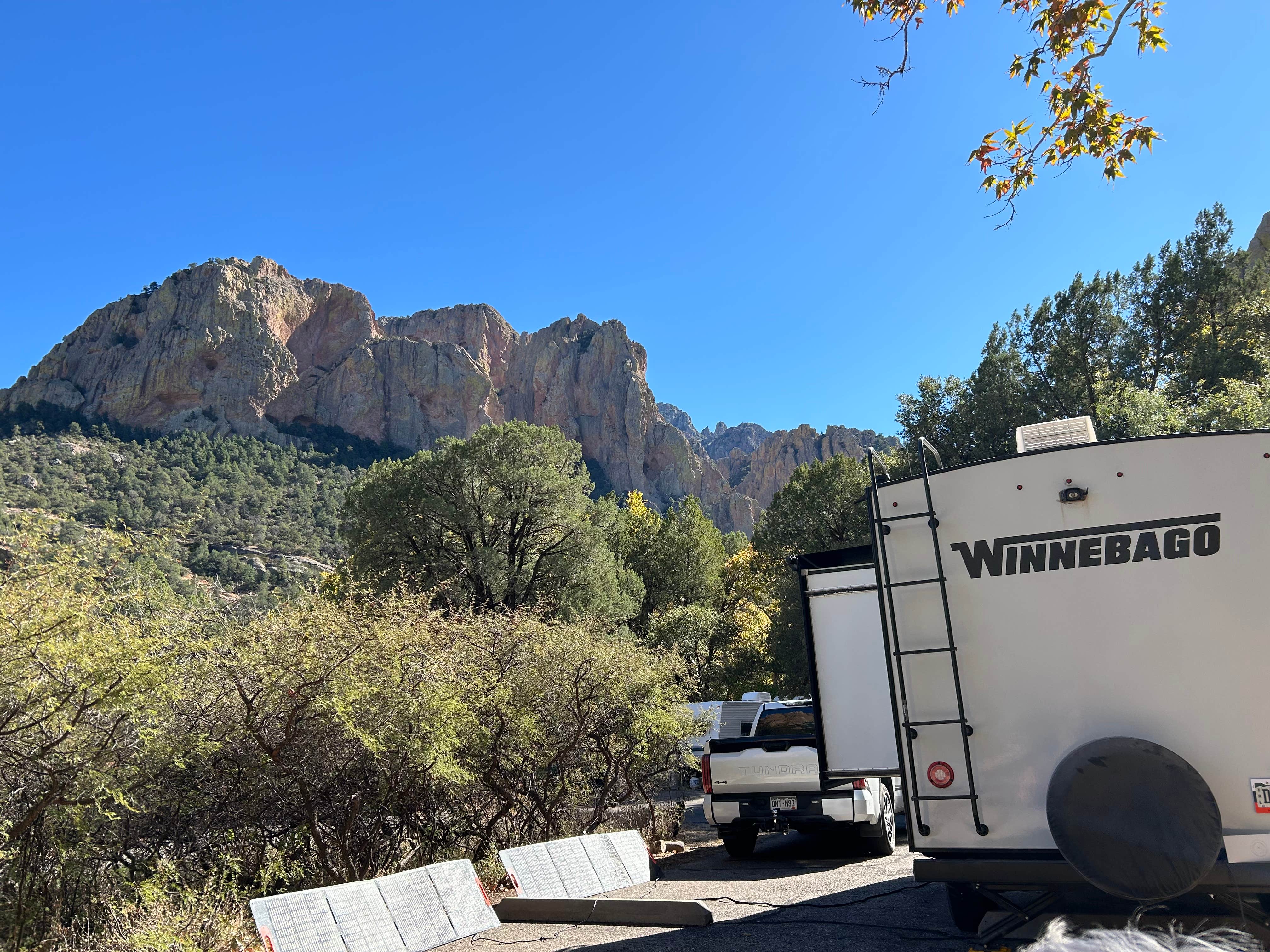 patty W.'s photo of rv camping at Sunny Flat Campground near Rodeo, NM