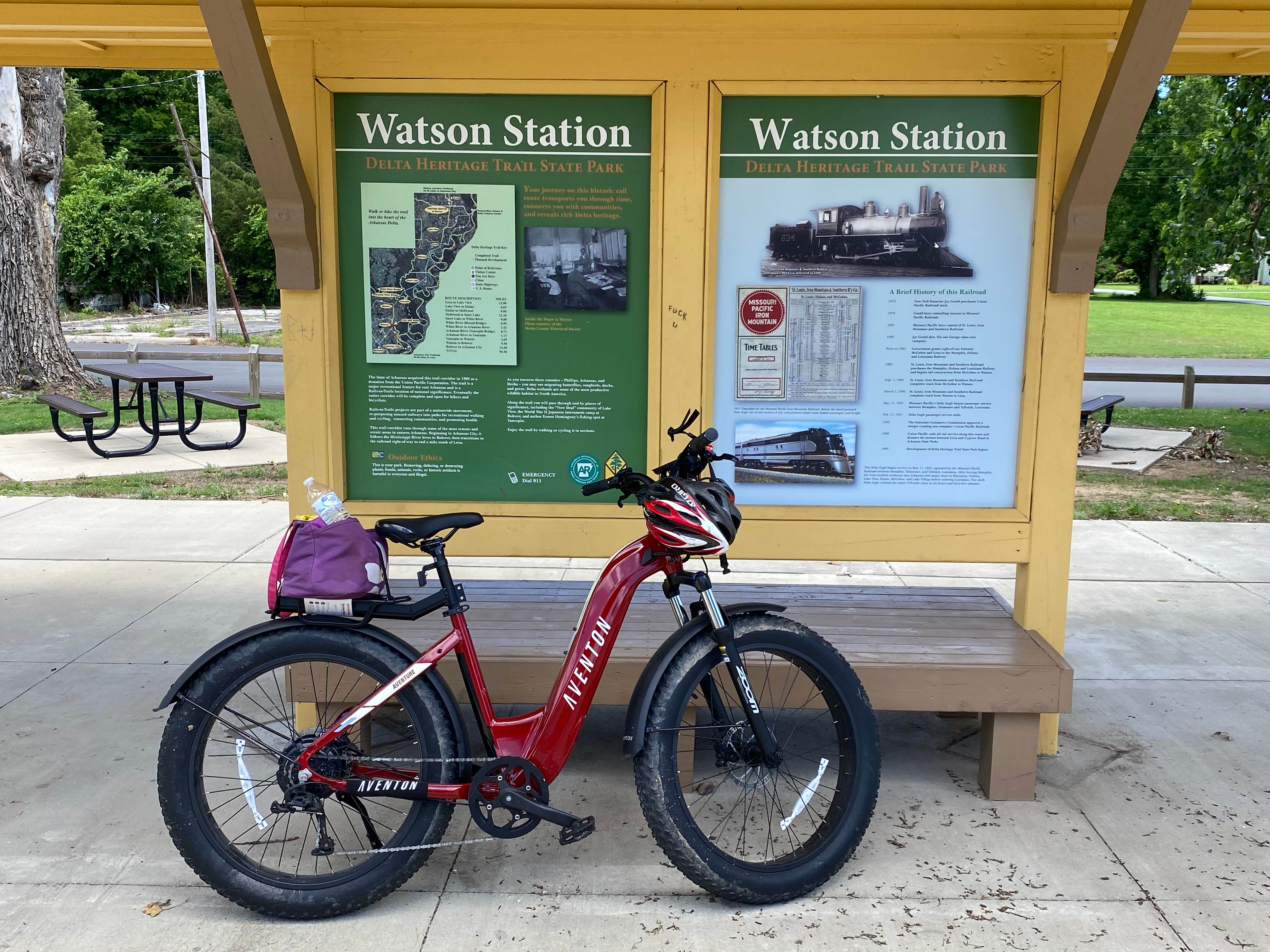 Camper submitted image from Arkansas City Trailhead — Delta Heritage Trail State Park - 1