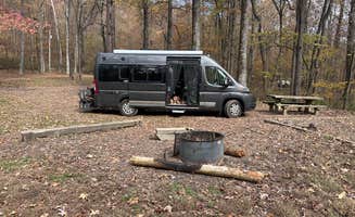 Tam E.'s photo of rv camping at Crystal Campground near Pencil Bluff, AR