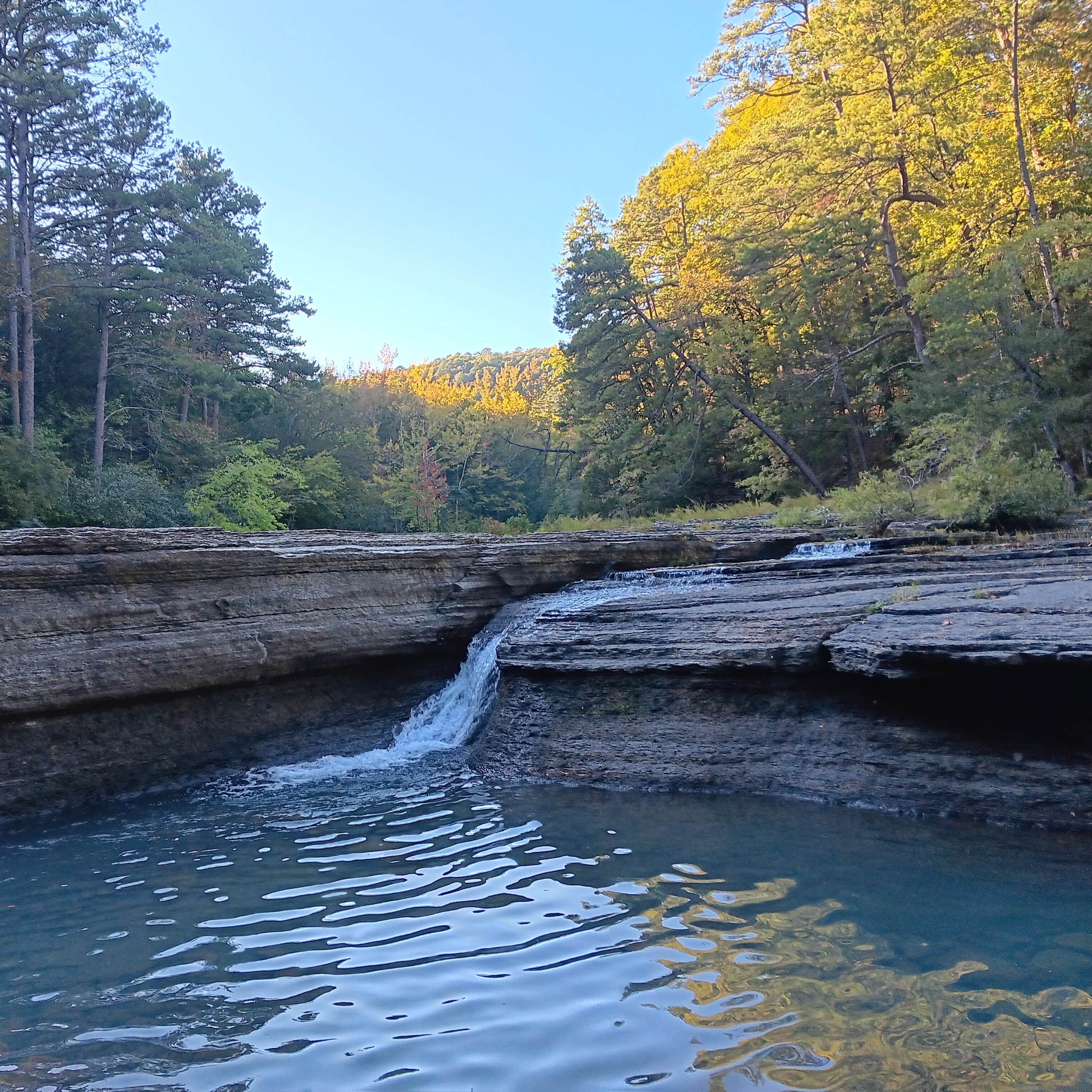 Haw Creek Falls Camping Hagarville, AR