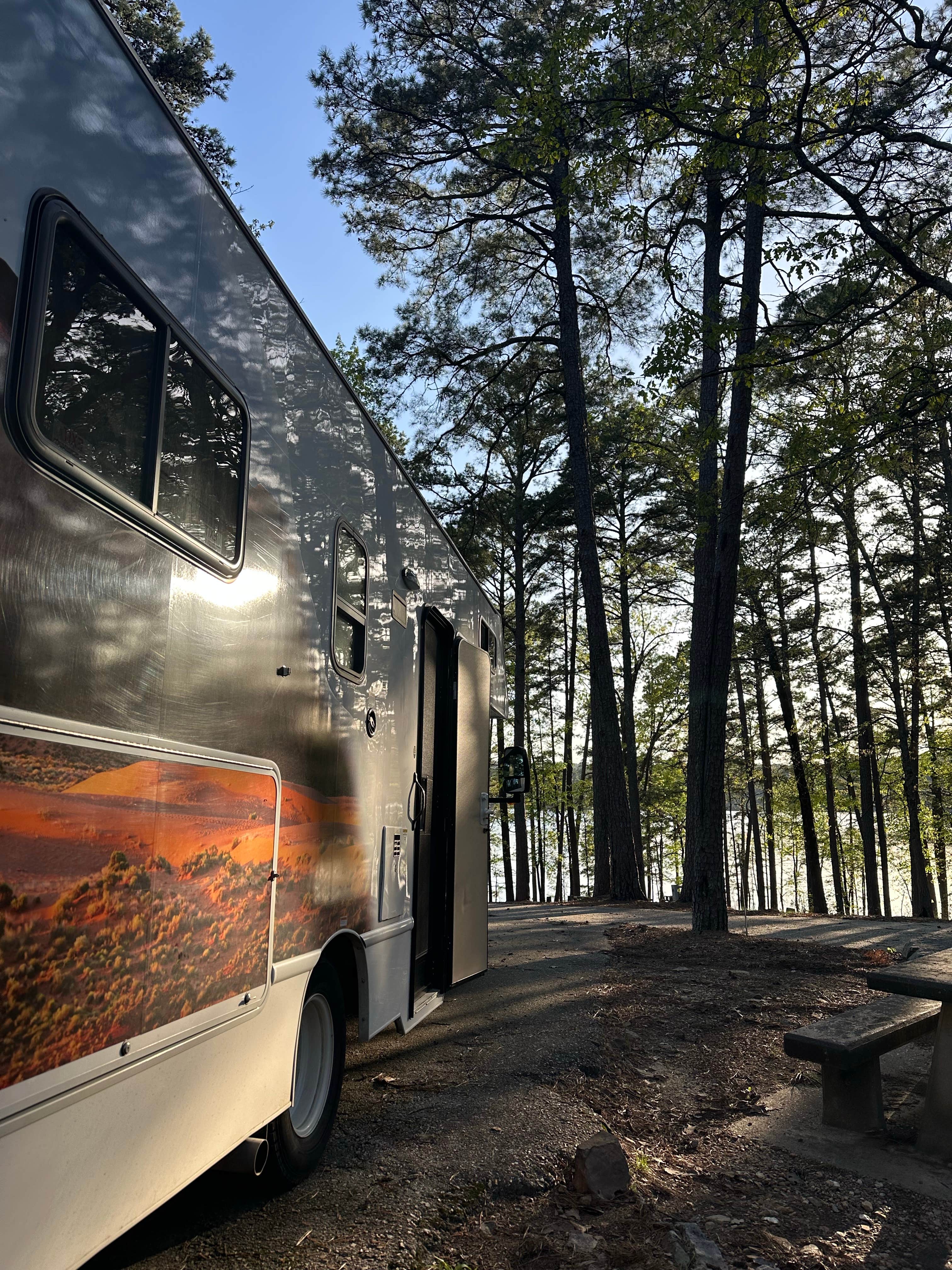 Len L.'s photo of rv camping at Iron Mountain near Chidester, AR