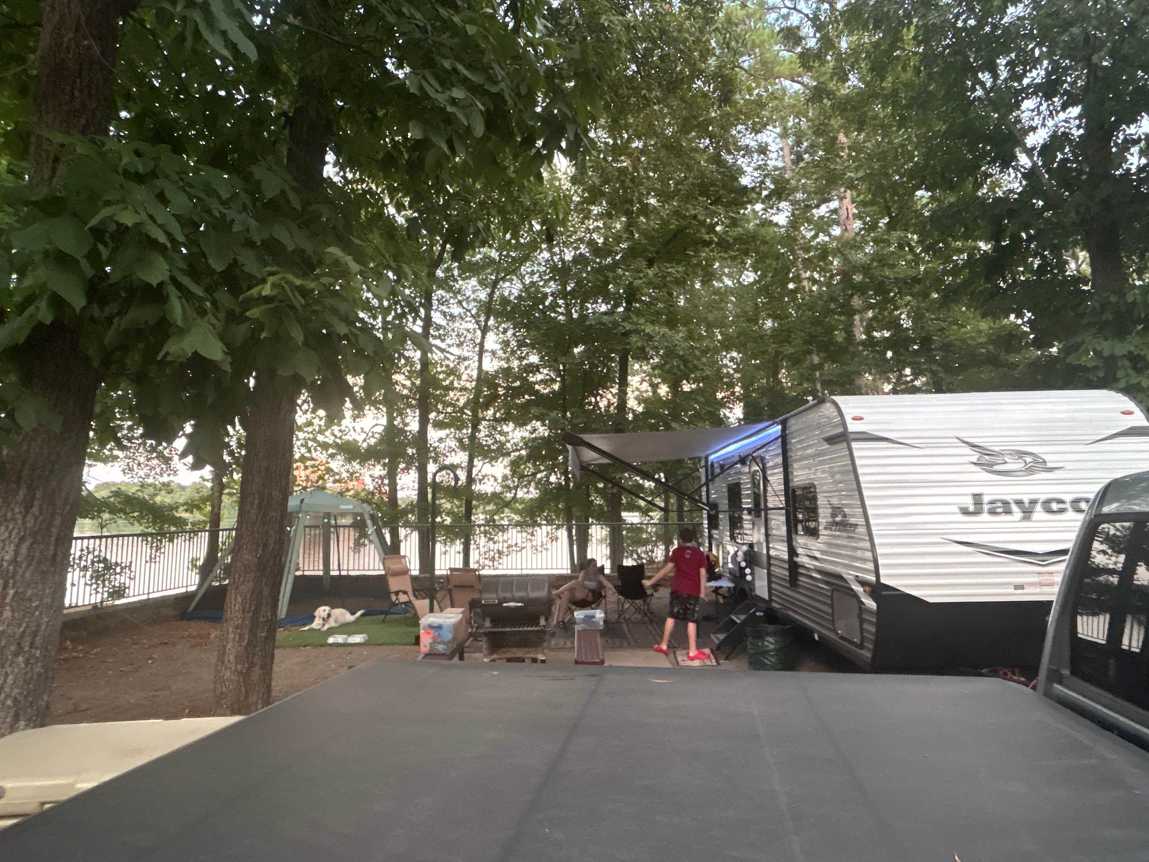 Brian G.'s photo of camping with pets at Lake Catherine State Park Campground in Arkansas