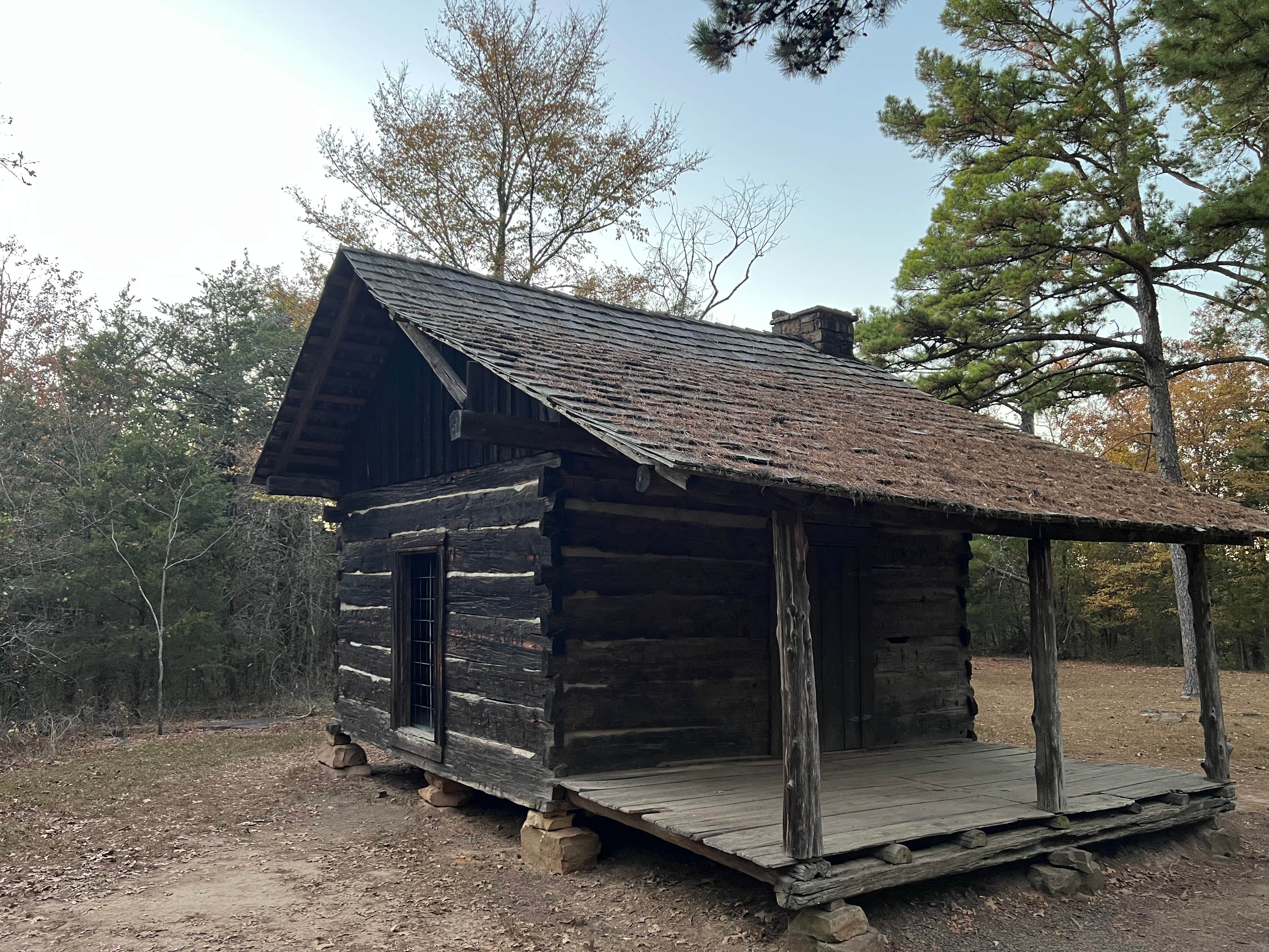 Jeff P.'s photo of a cabin at Petit Jean State Park — Petit Jean State Park near Casa, AR
