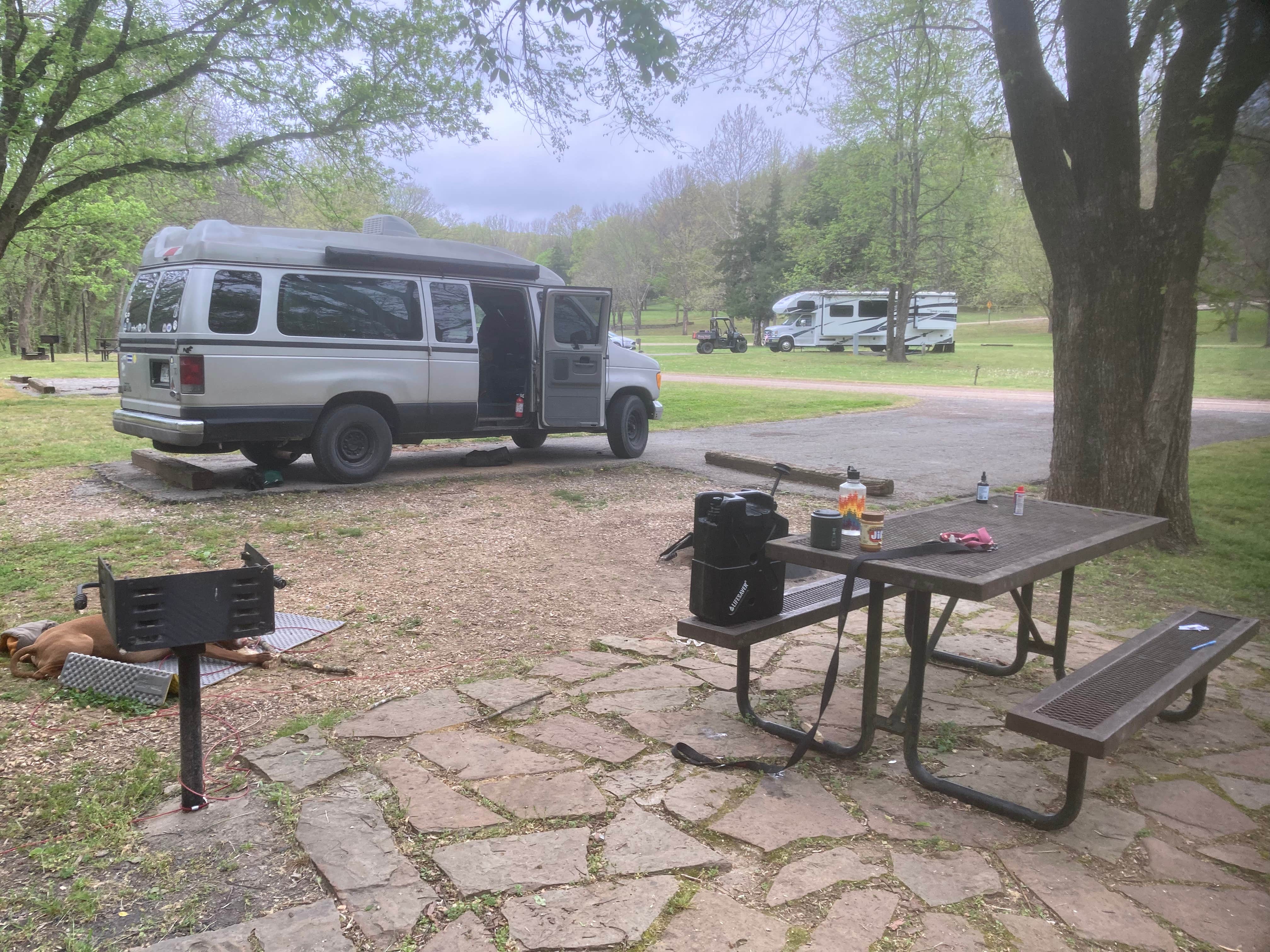 Lucy P.'s photo of rv camping at Tyler Bend Campground — Buffalo National River near Witts Springs, AR