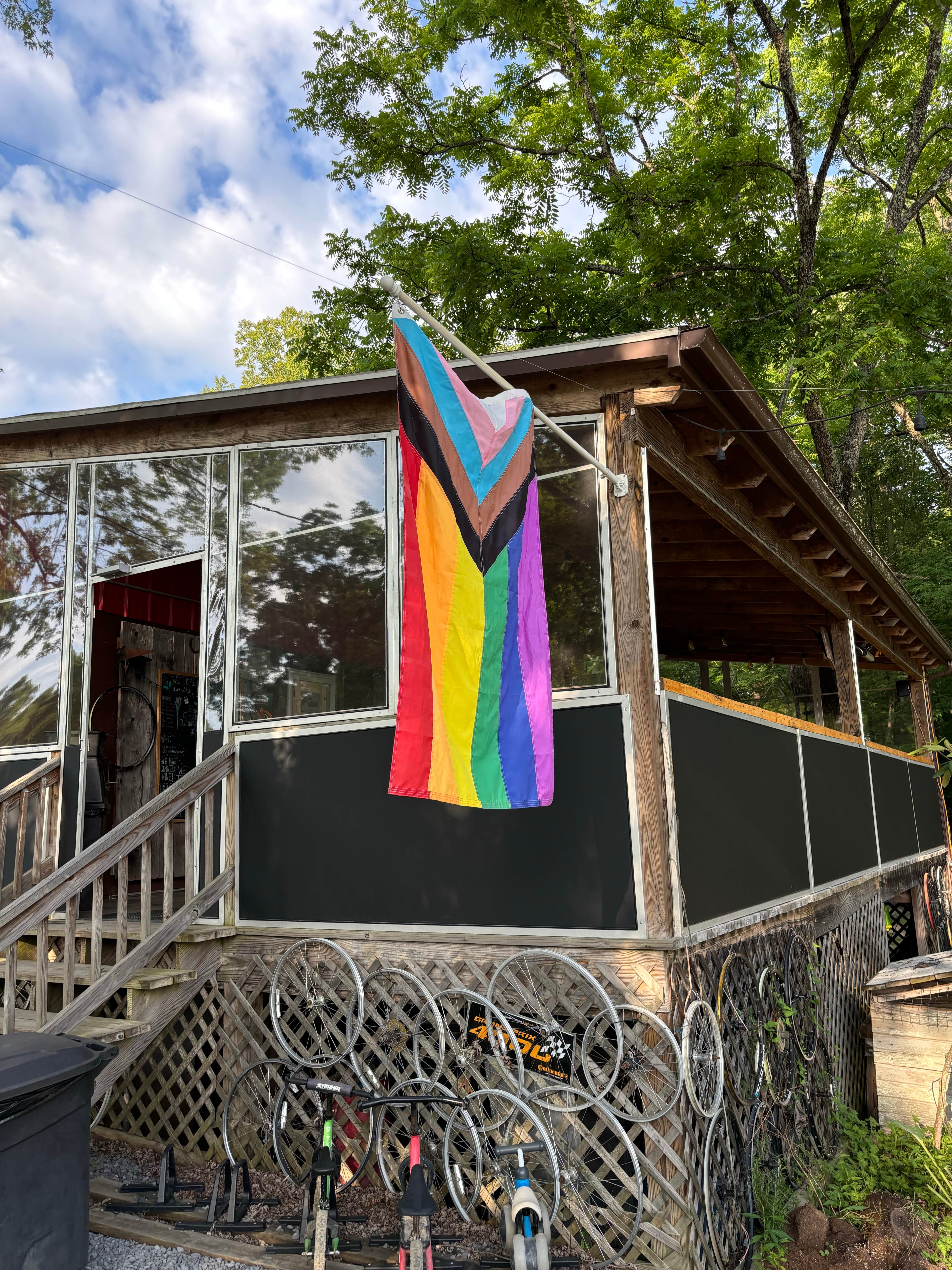 Camper-submitted photo at Arrowhead Bike Farm near Danese, WV