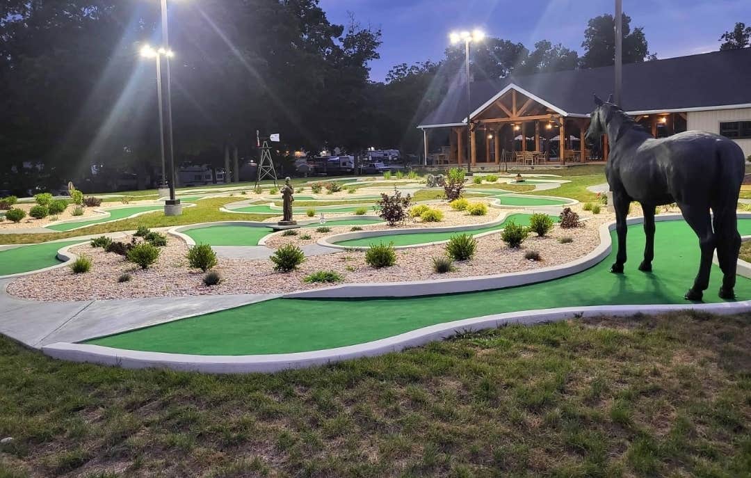 MJ B.'s photo of camping with a horse at Artillery Ridge Campground near Fayetteville, PA