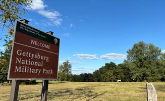 Justine I.'s photo of camping with a horse at Artillery Ridge Campground near Gettysburg, PA