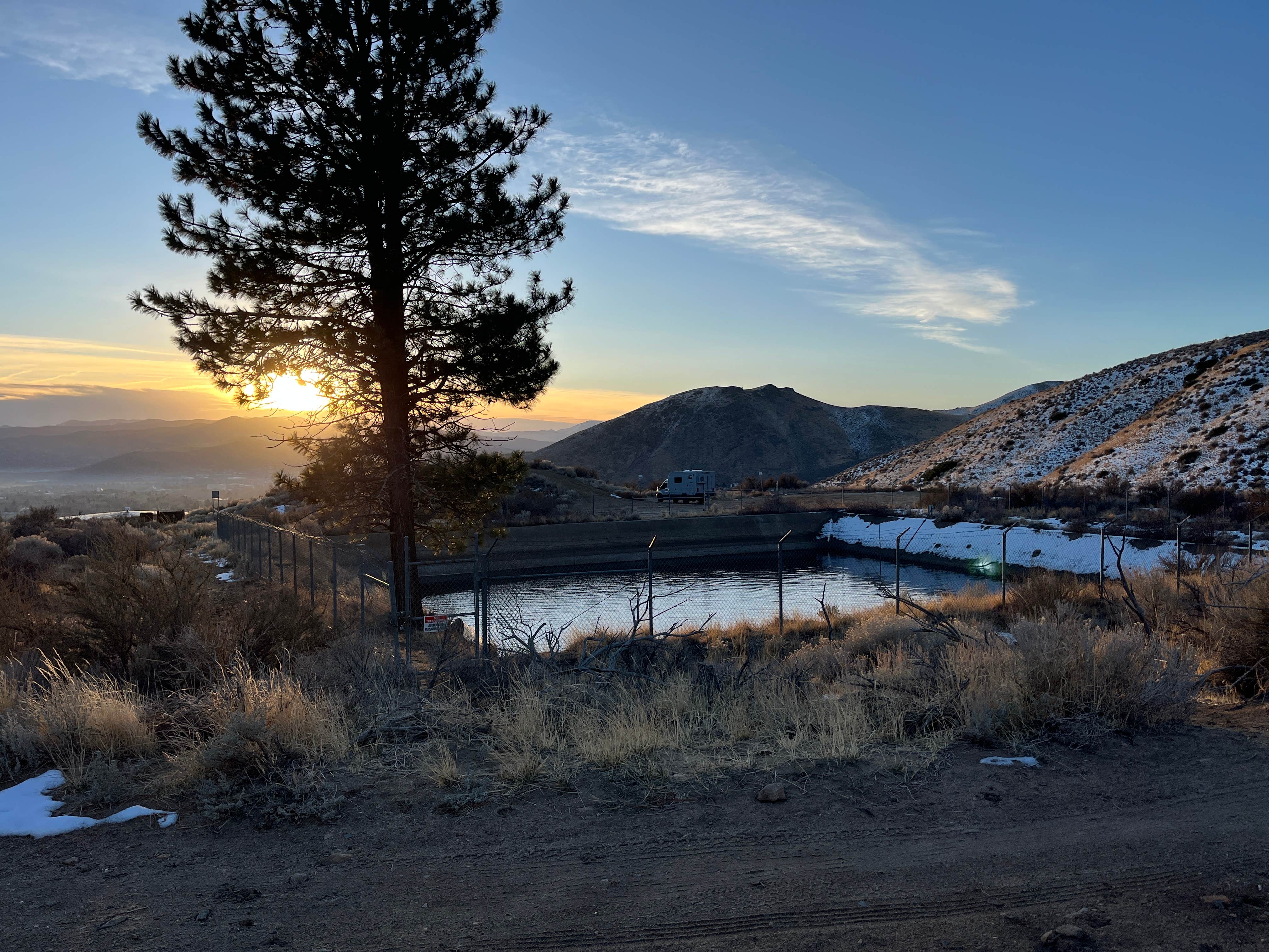 Joe K.&#x27;s photo of a dispersed camping area at Ash Canyon Creek Trailhead near Fernley, NV