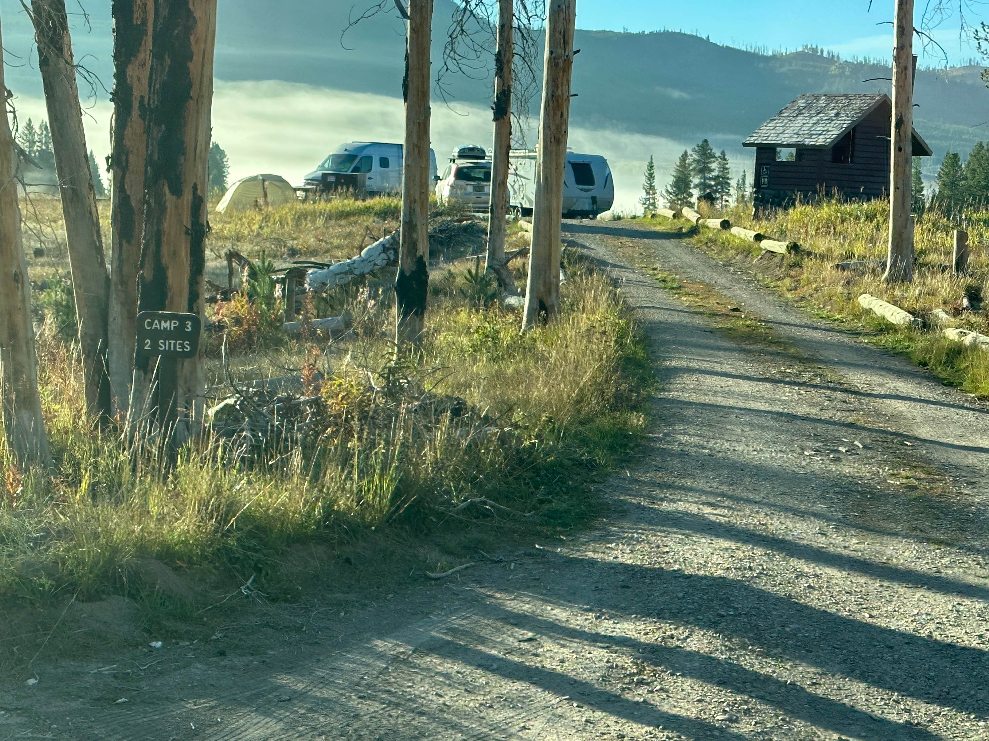 Tee C.'s photo of a dispersed camping area at Ashton-Flagg Ranch Road near John D. Rockefeller Jr. Memorial Parkway