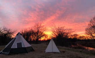 crystal F.'s photo of tent camping at Attakapas Wildlife Management Area near New Iberia, LA