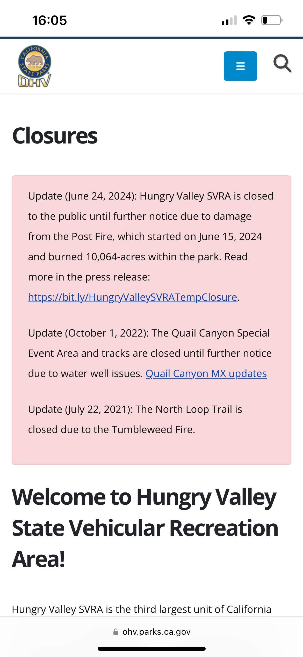 Camping near Fort Tejon State Historic Park Group Camp: ATV Campground — Hungry Valley State Vehicular Recreation Area, Lebec, California