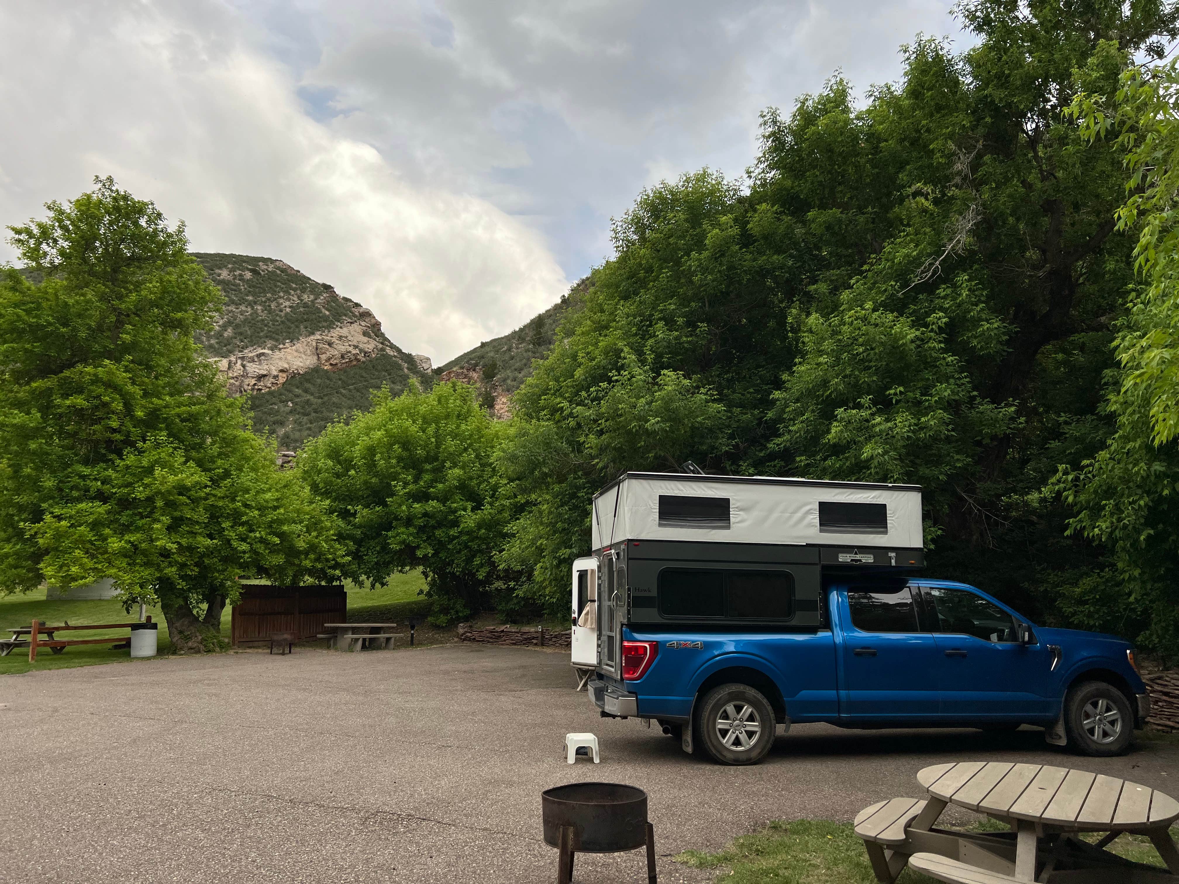 Rachel S.'s photo of rv camping at Ayres Natural Bridge Park near Glenrock, WY