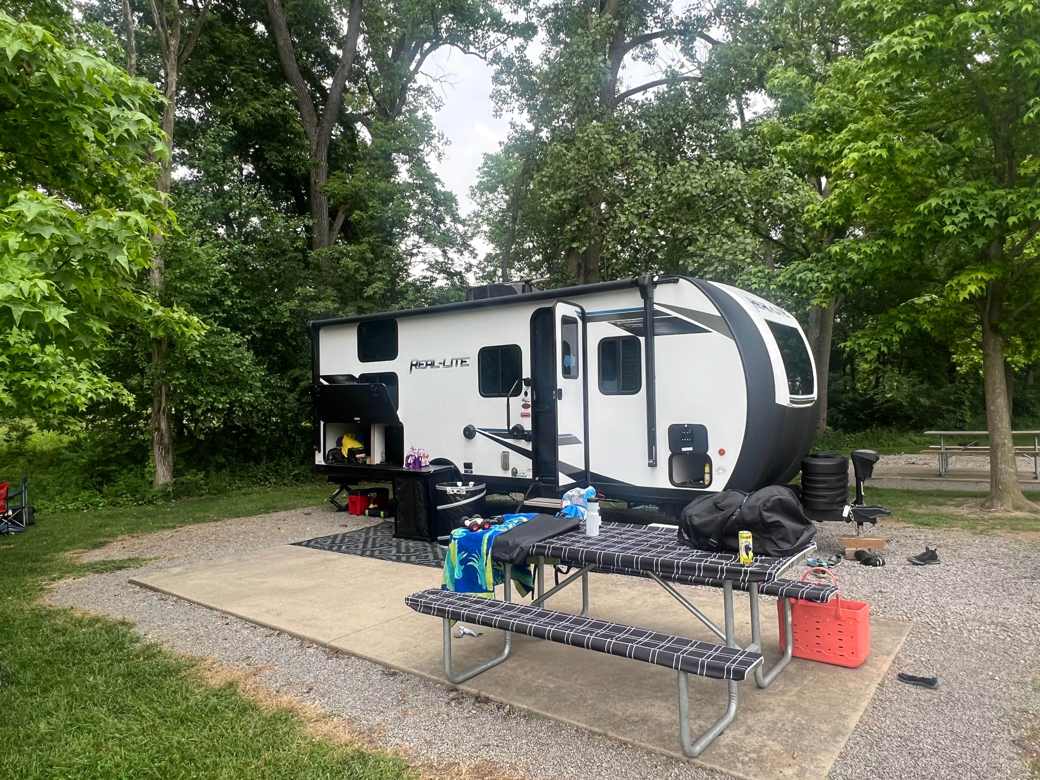 Tiffani C.'s photo of rv camping at Back 40 Campground near Bellefontaine, OH