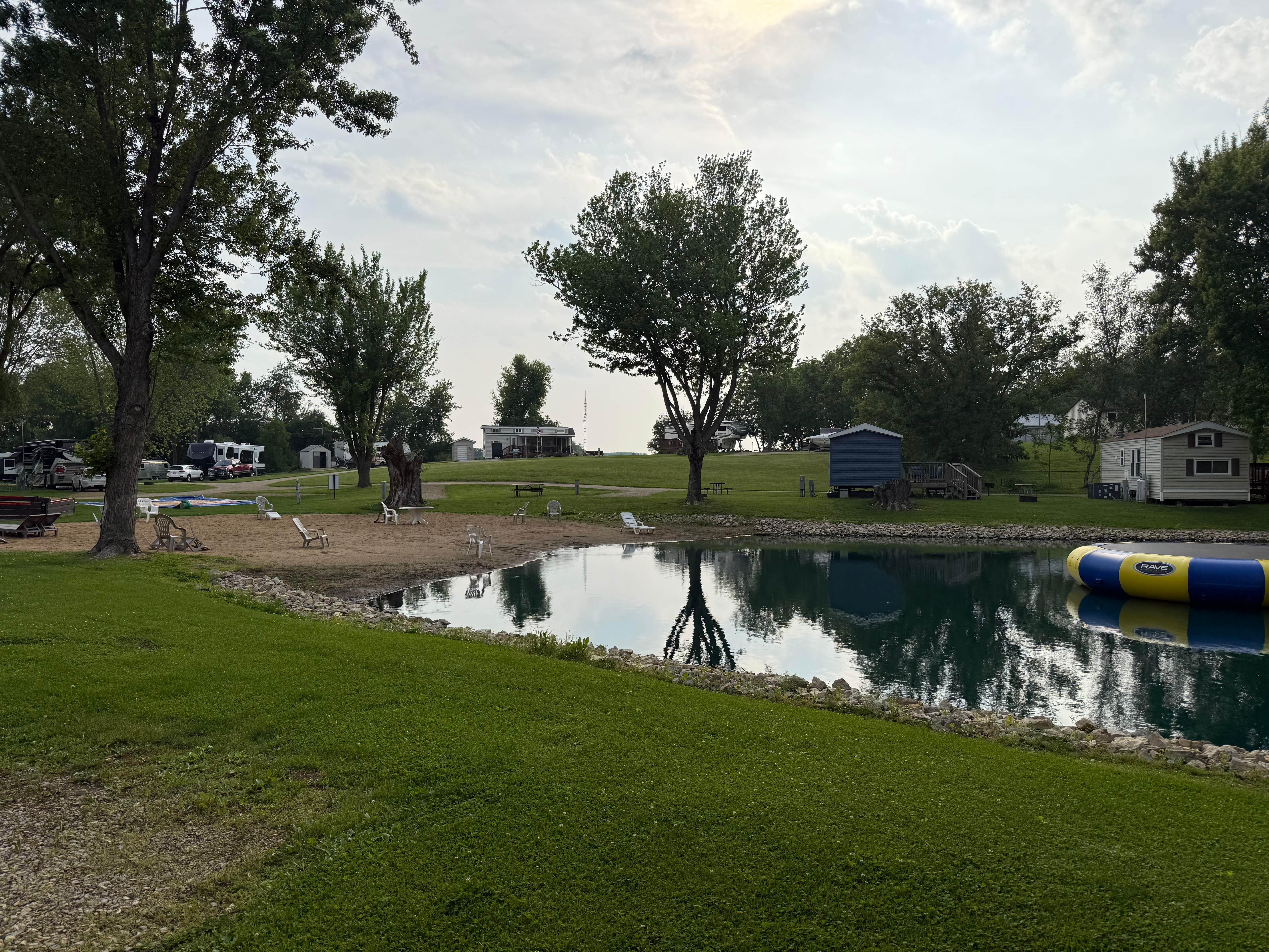 Stephen C.'s photo of camping with pets at Badgerland Campground near Madison, WI