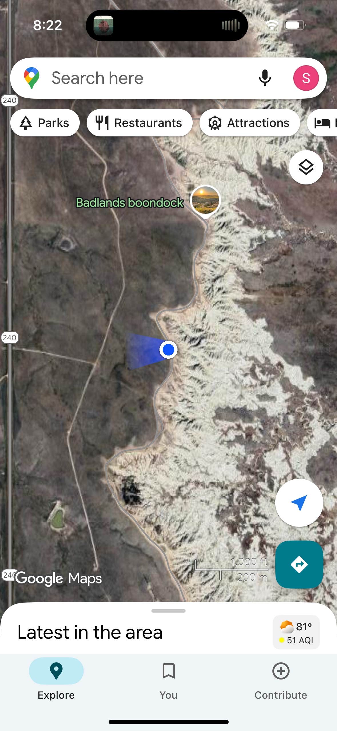 Camper-submitted photo at Badlands Boondocking Area near Philip, SD